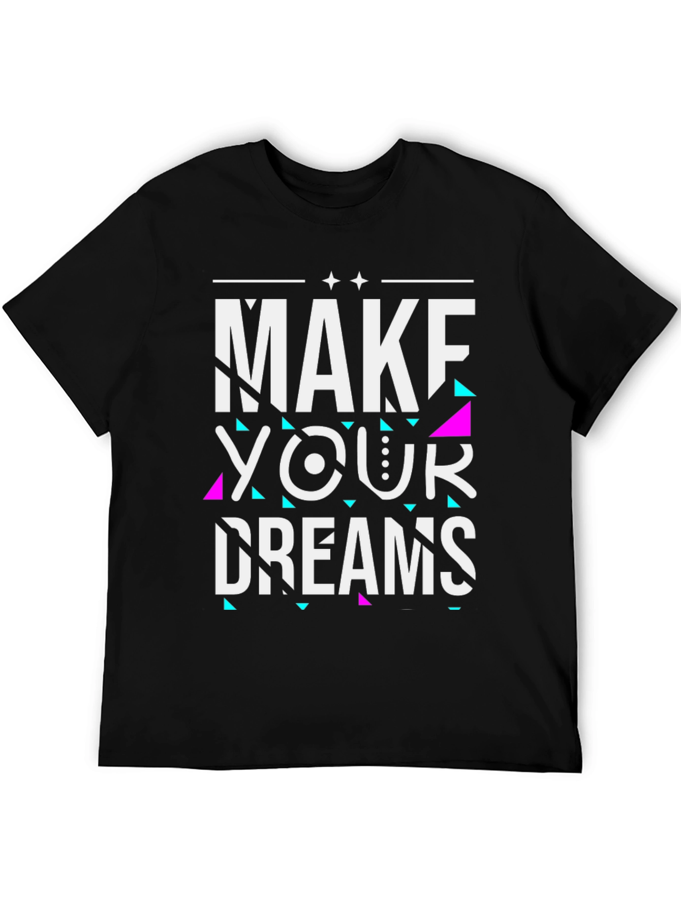 Make Your Dreams Graphic Tee - Black