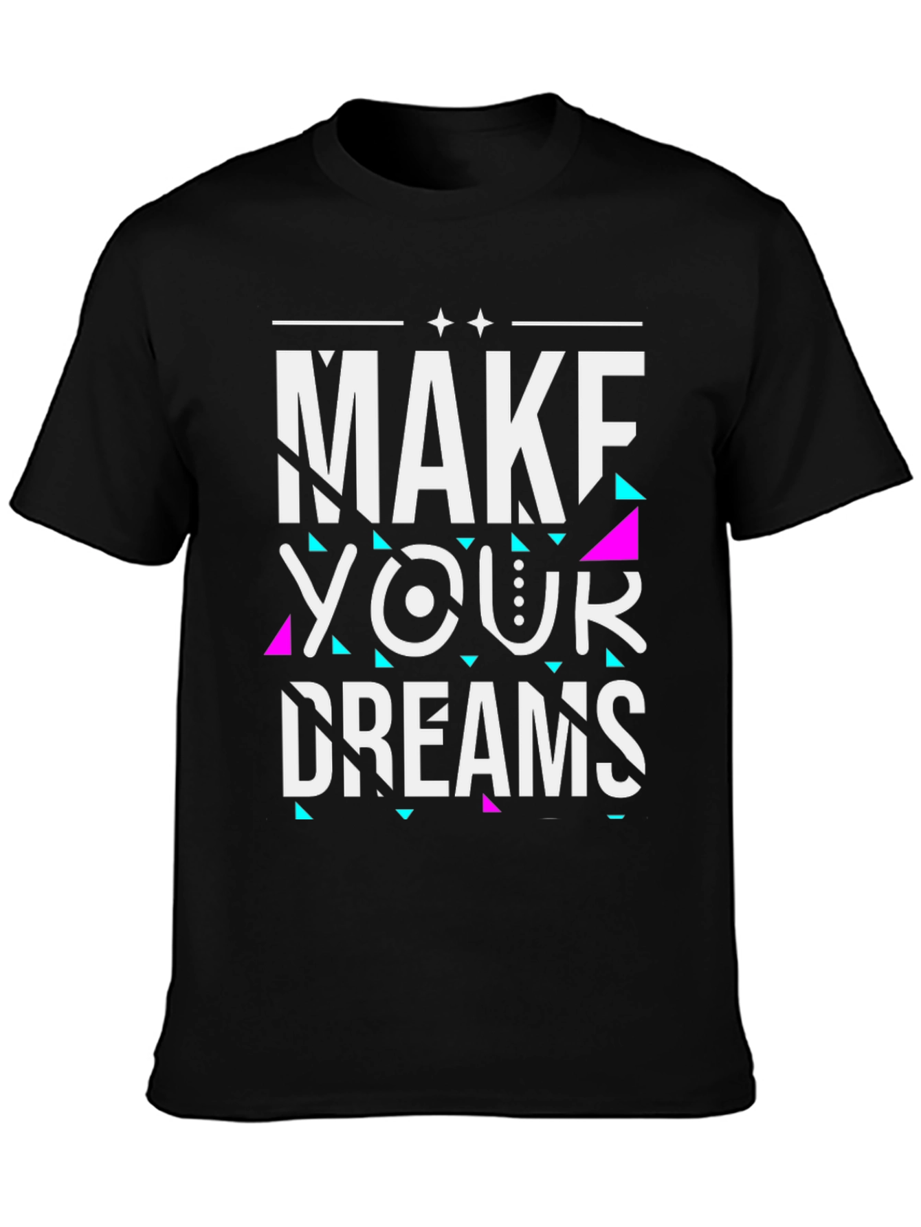 Make Your Dreams Graphic Tee - Black