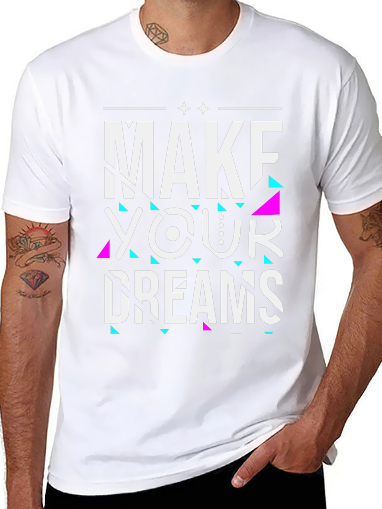 Make Your Dreams Graphic Tee - Black