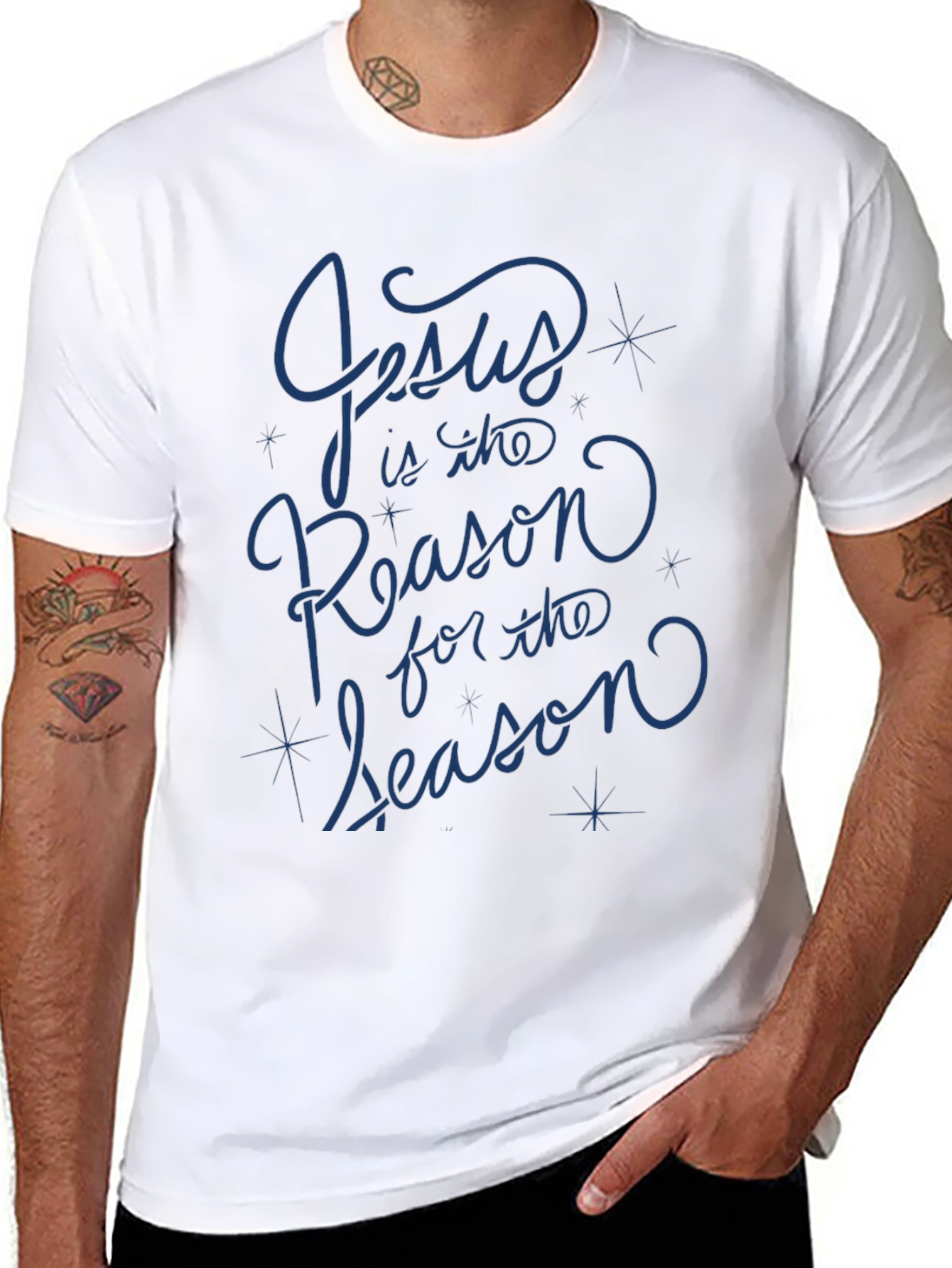 Jesus is the Reason T-Shirt - Christian Holiday Apparel