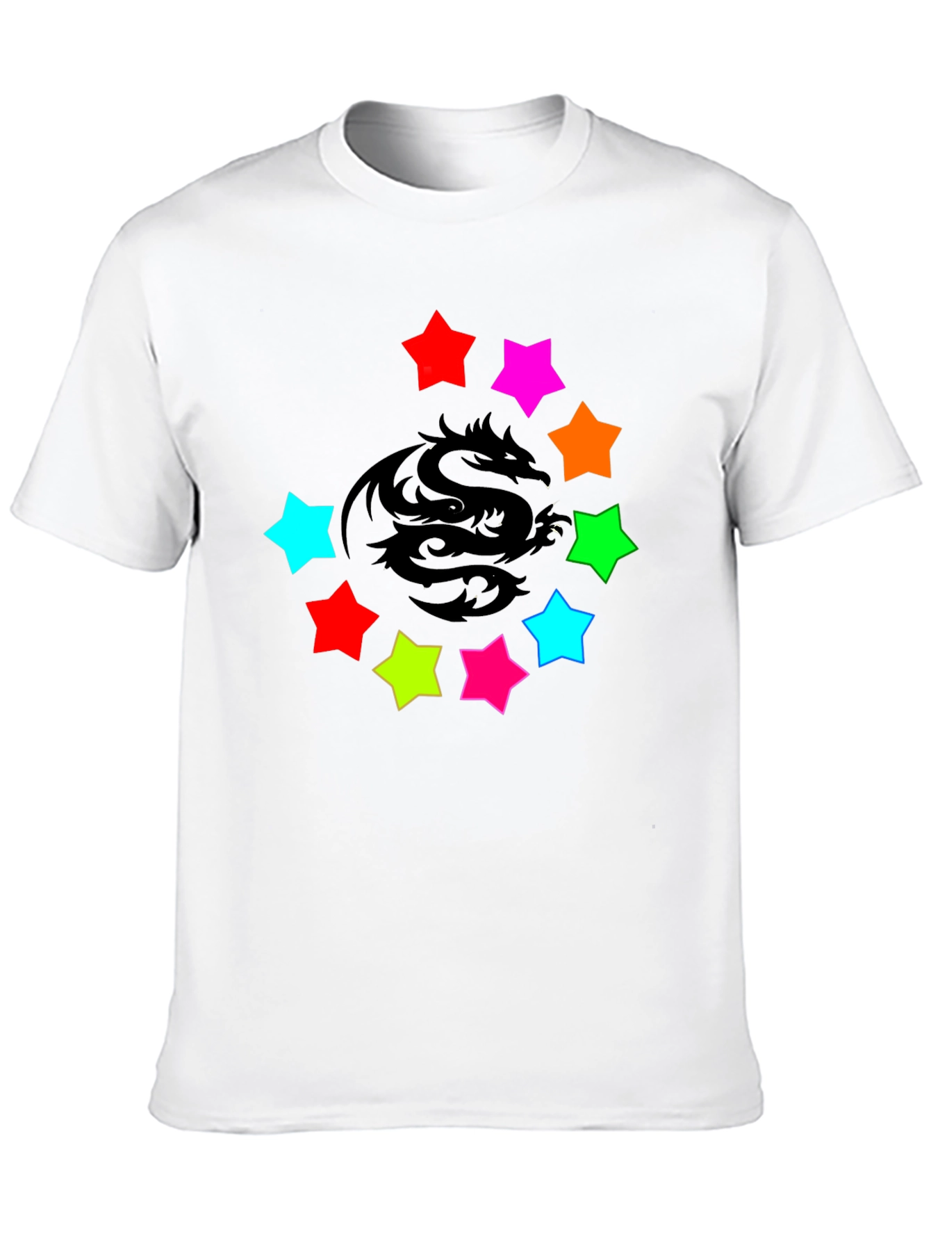Dragon Star Graphic Black T-Shirt