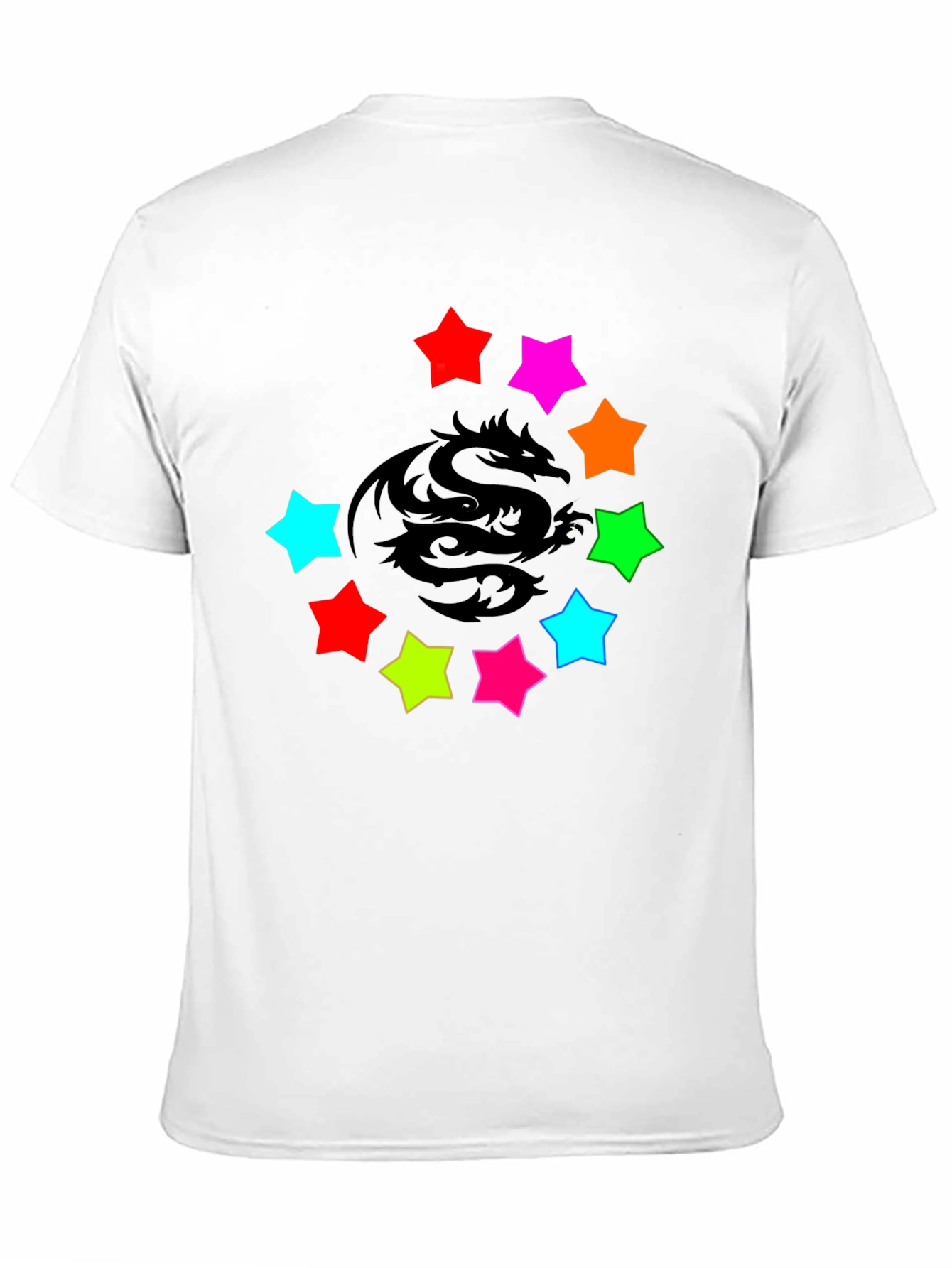 Dragon Star Graphic Black T-Shirt