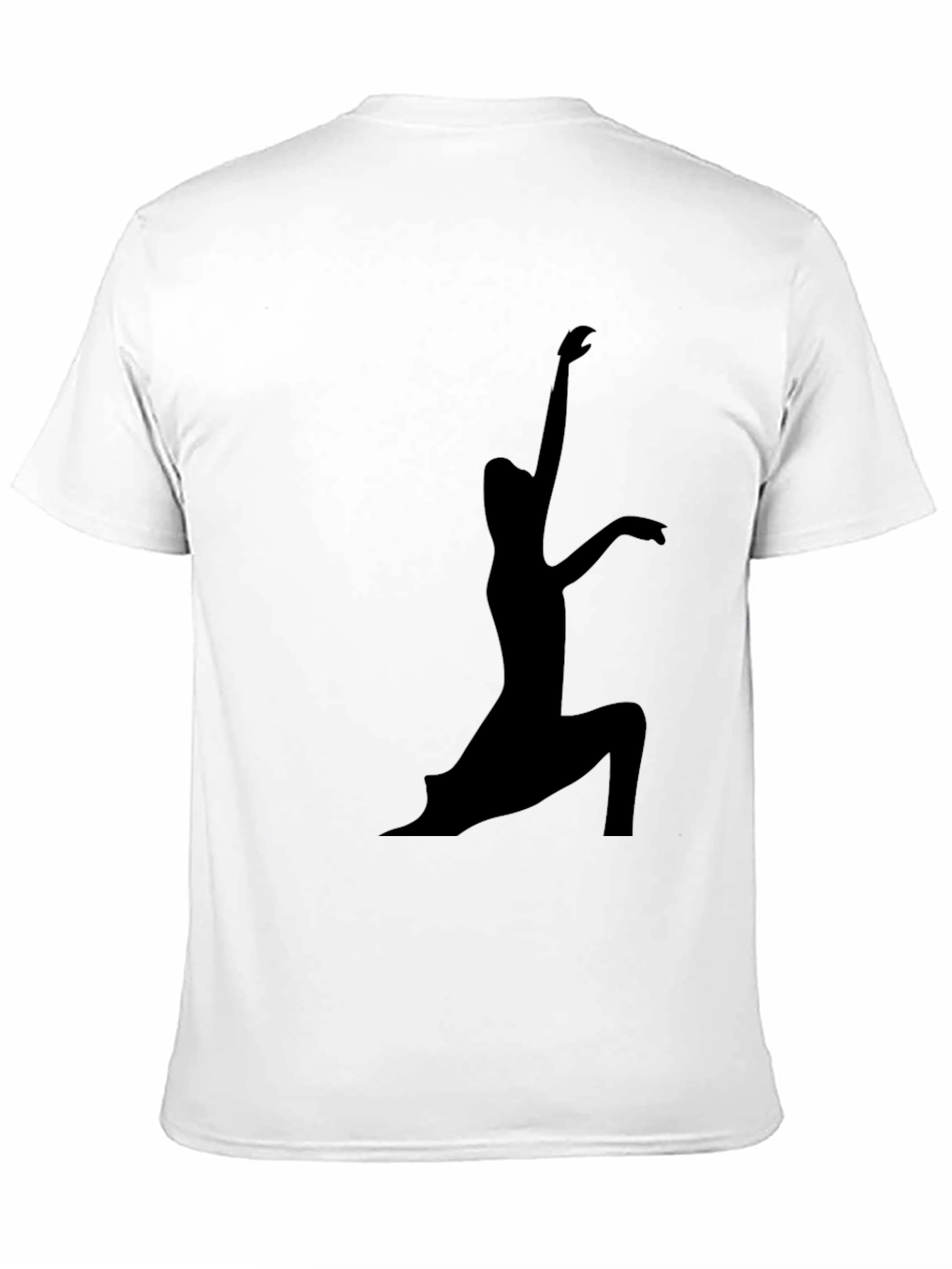 Yoga Silhouette Black T-Shirt