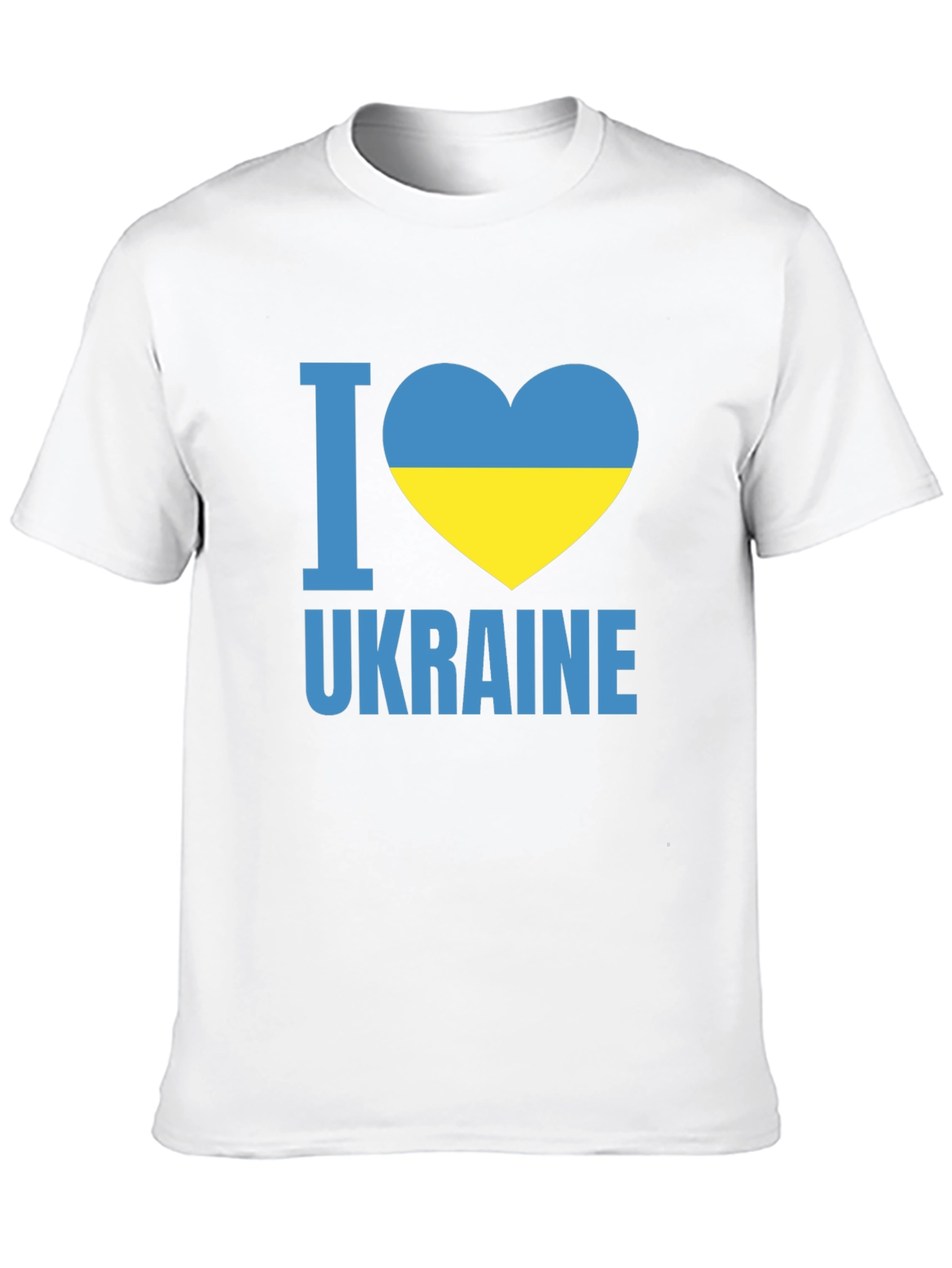 I Love Ukraine Black T-Shirt