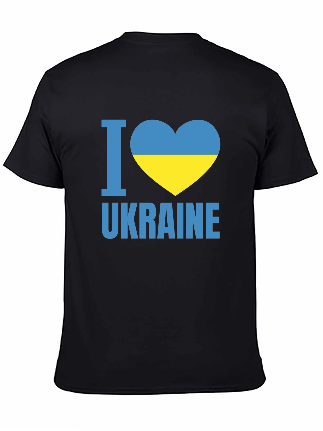 I Love Ukraine Black T-Shirt