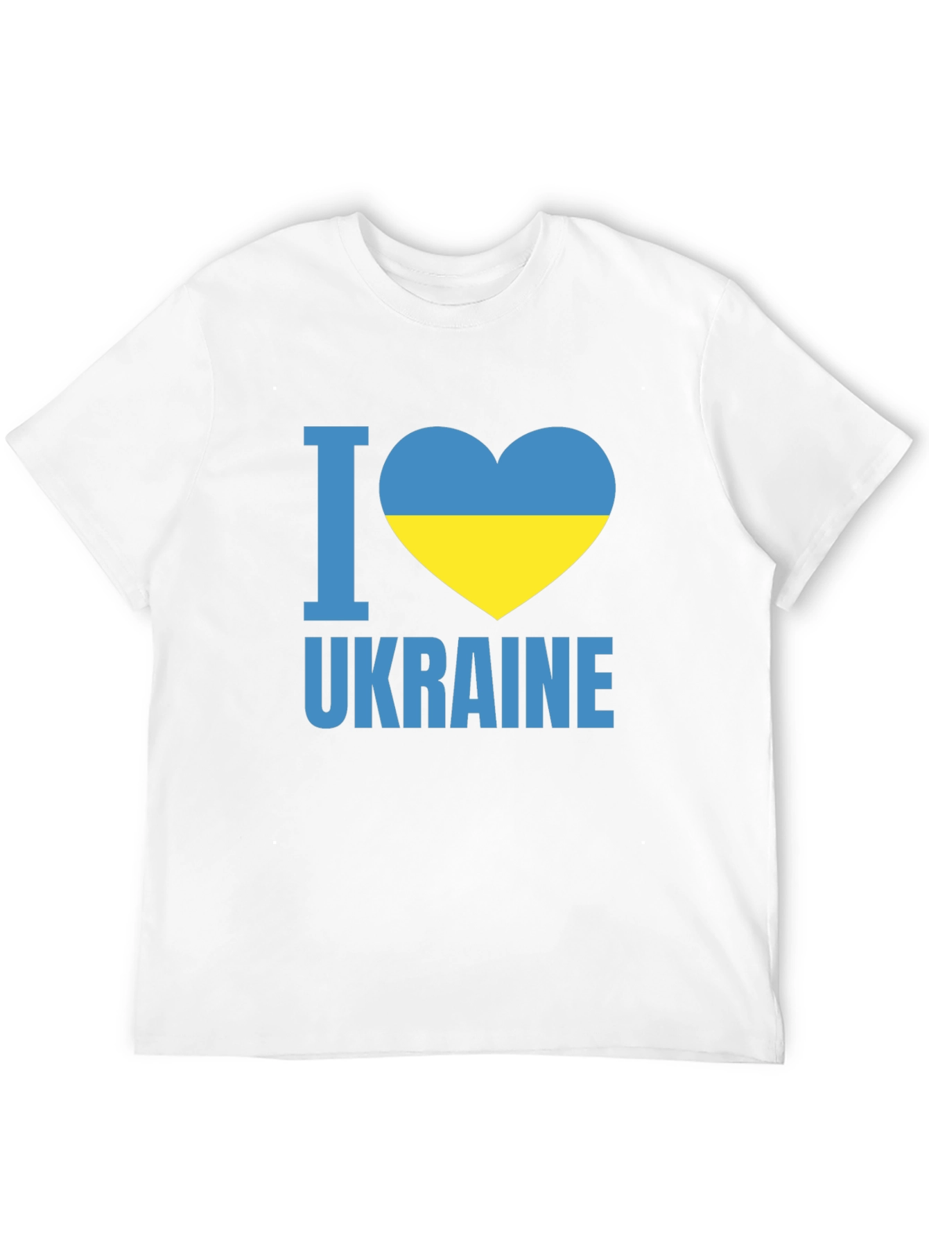 I Love Ukraine Black T-Shirt