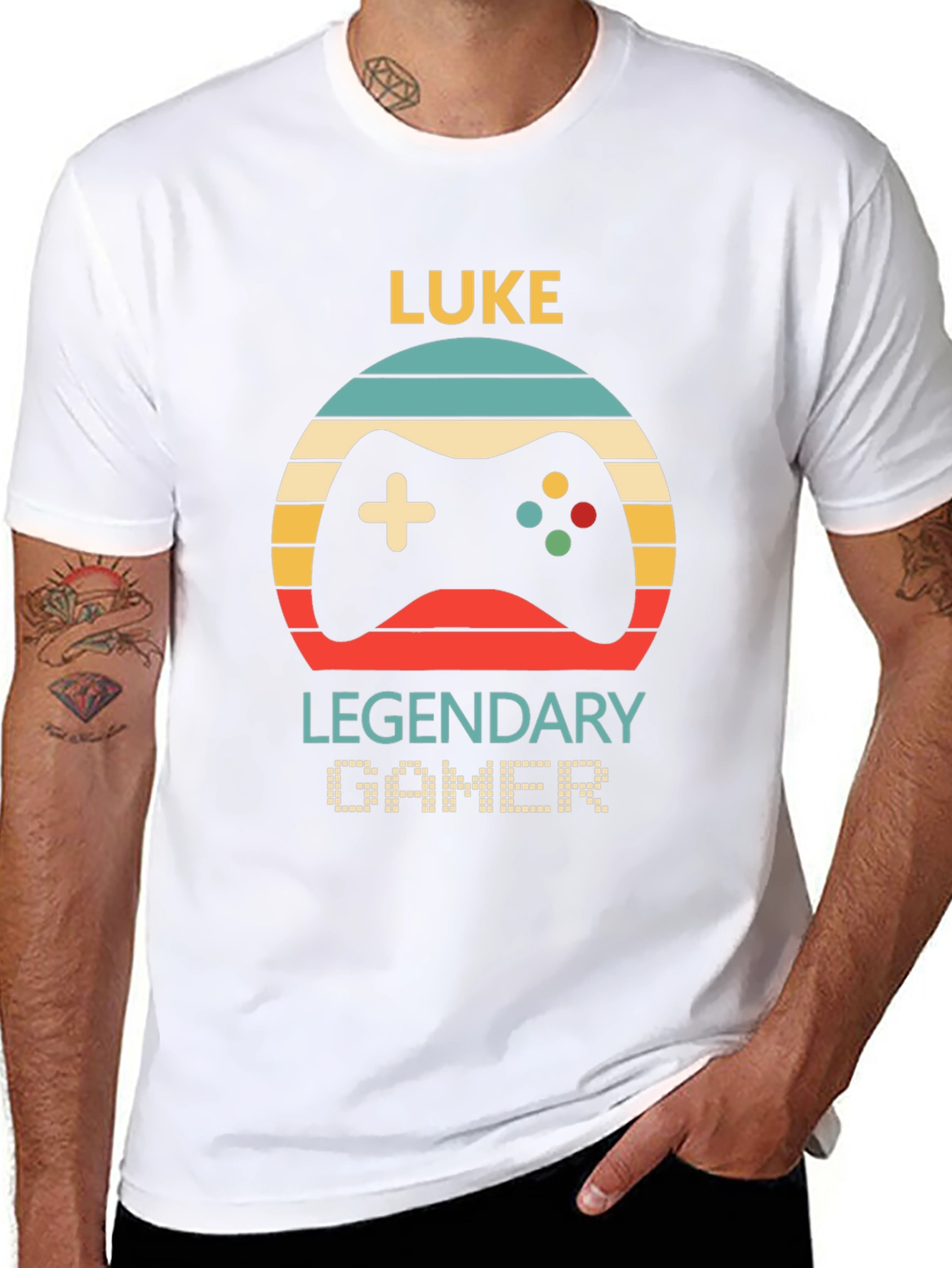 Luke Legendary Gamer Graphic T-Shirt
