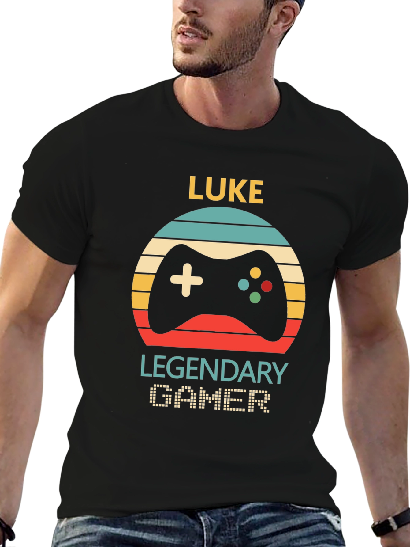Luke Legendary Gamer Graphic T-Shirt