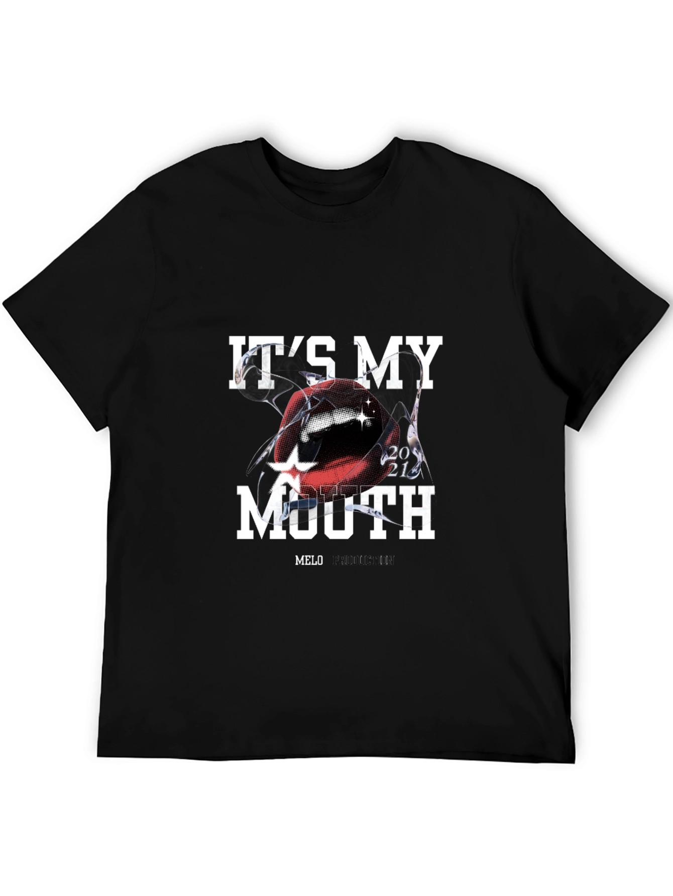 Its My Mouth T-Shirt - Black