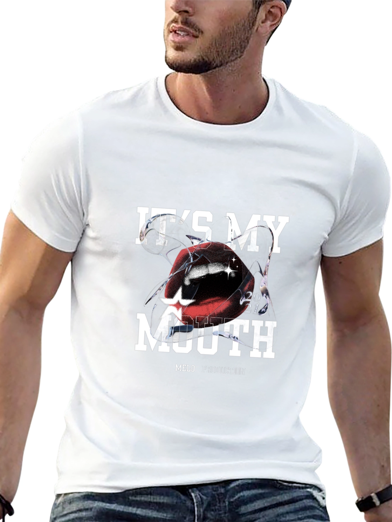 Its My Mouth T-Shirt - Black