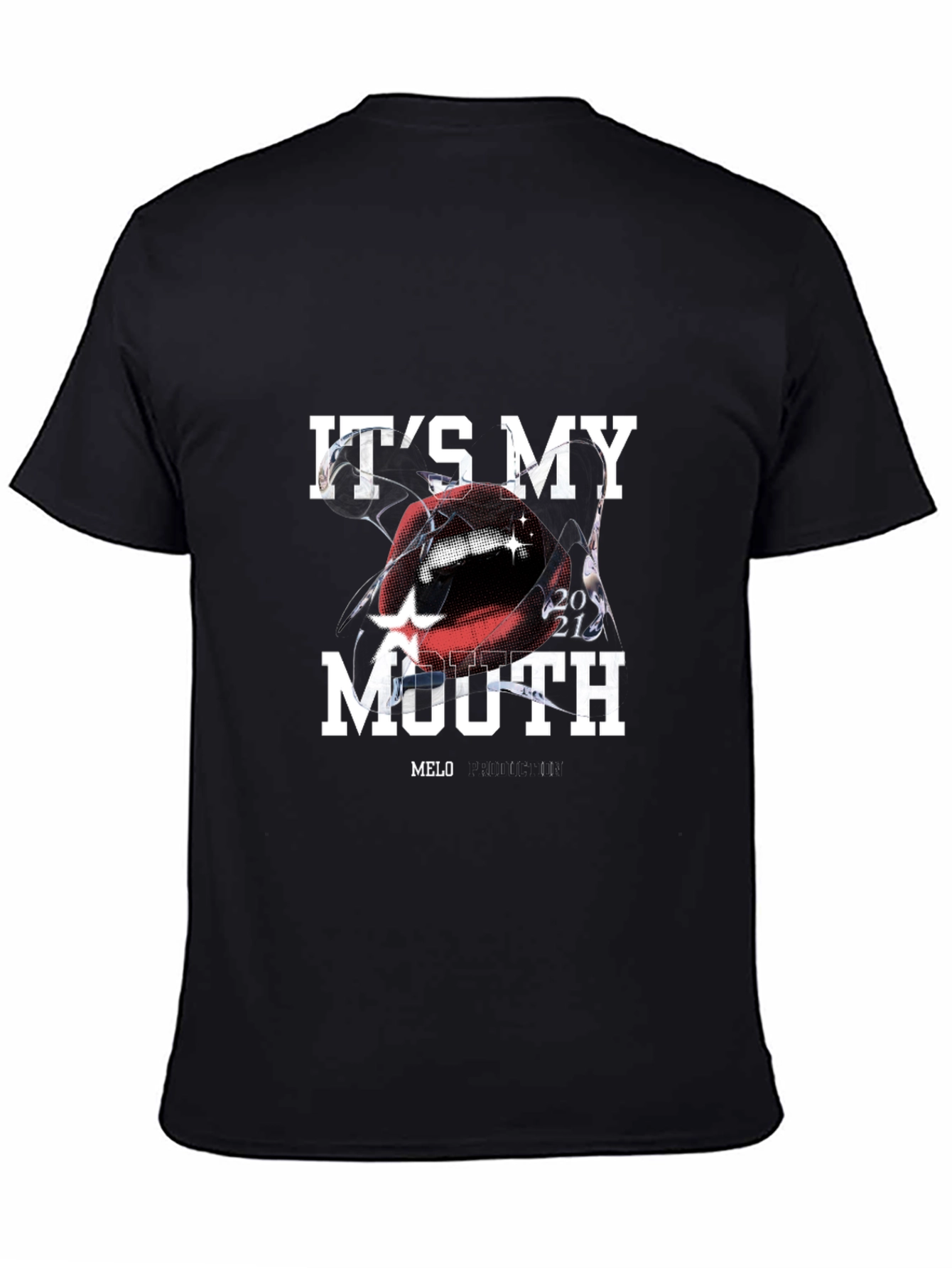 Its My Mouth T-Shirt - Black