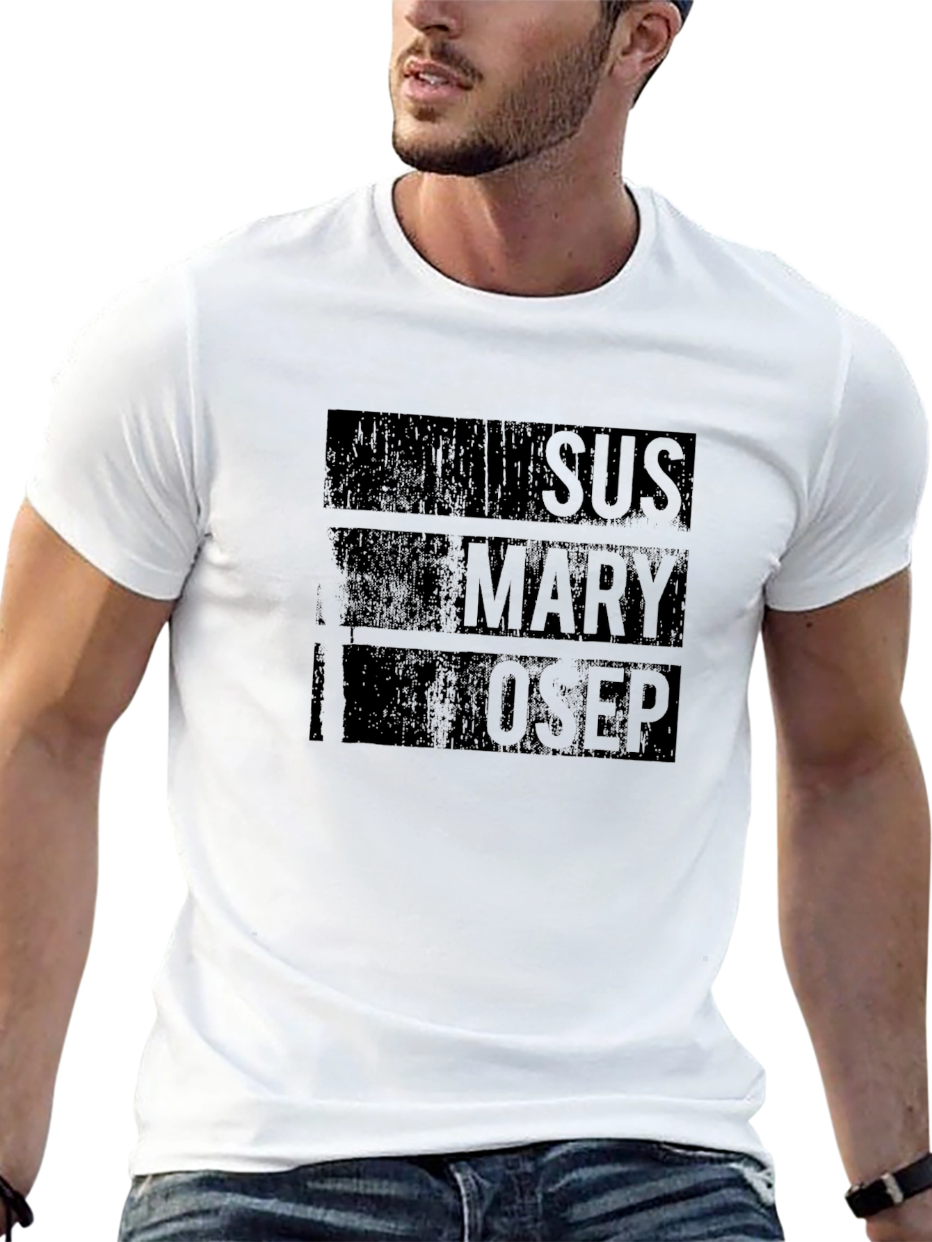 SUS MARY OSEP Graphic T-Shirt - Black