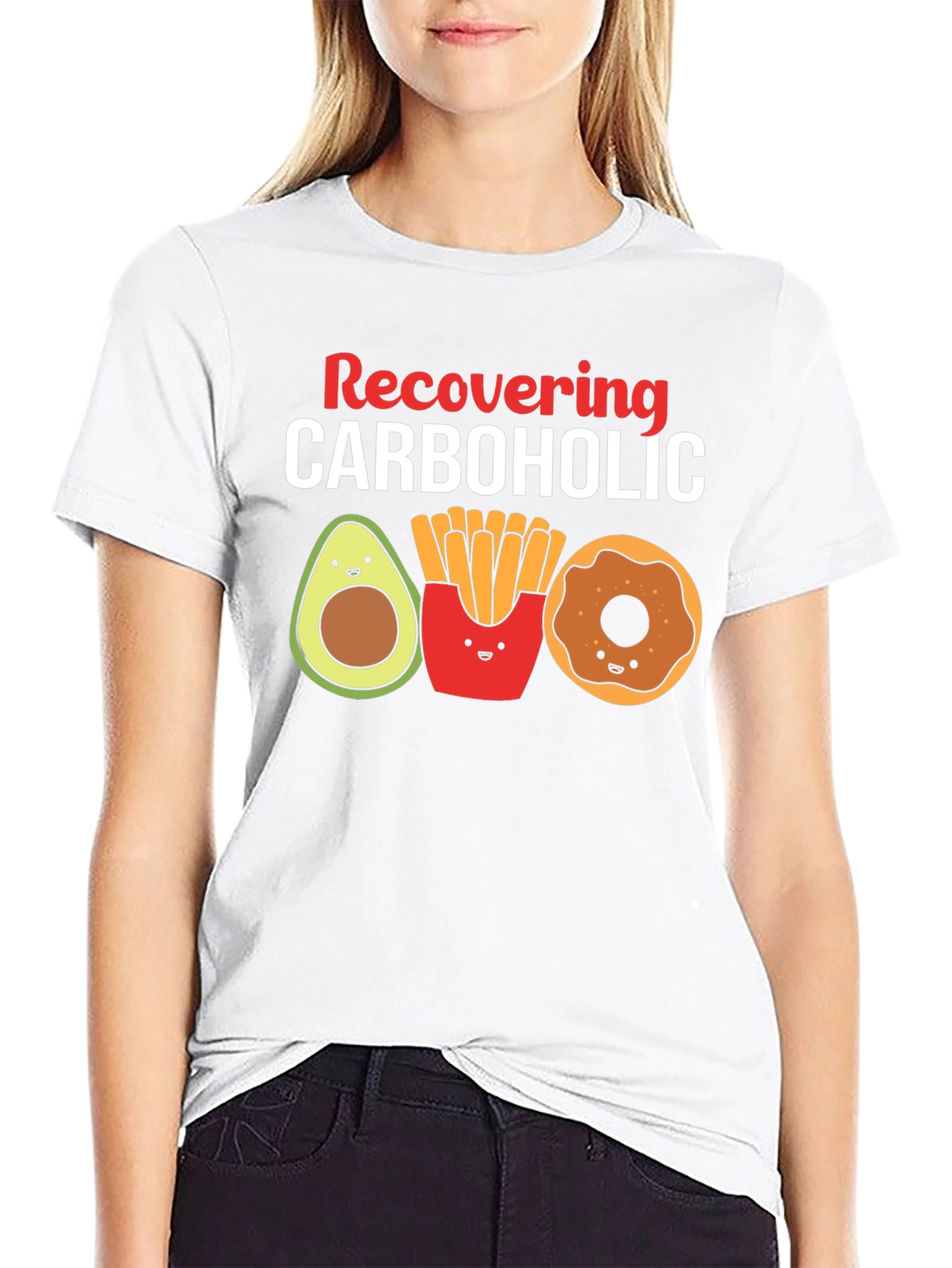Recovering Carboholic Graphic T-Shirt