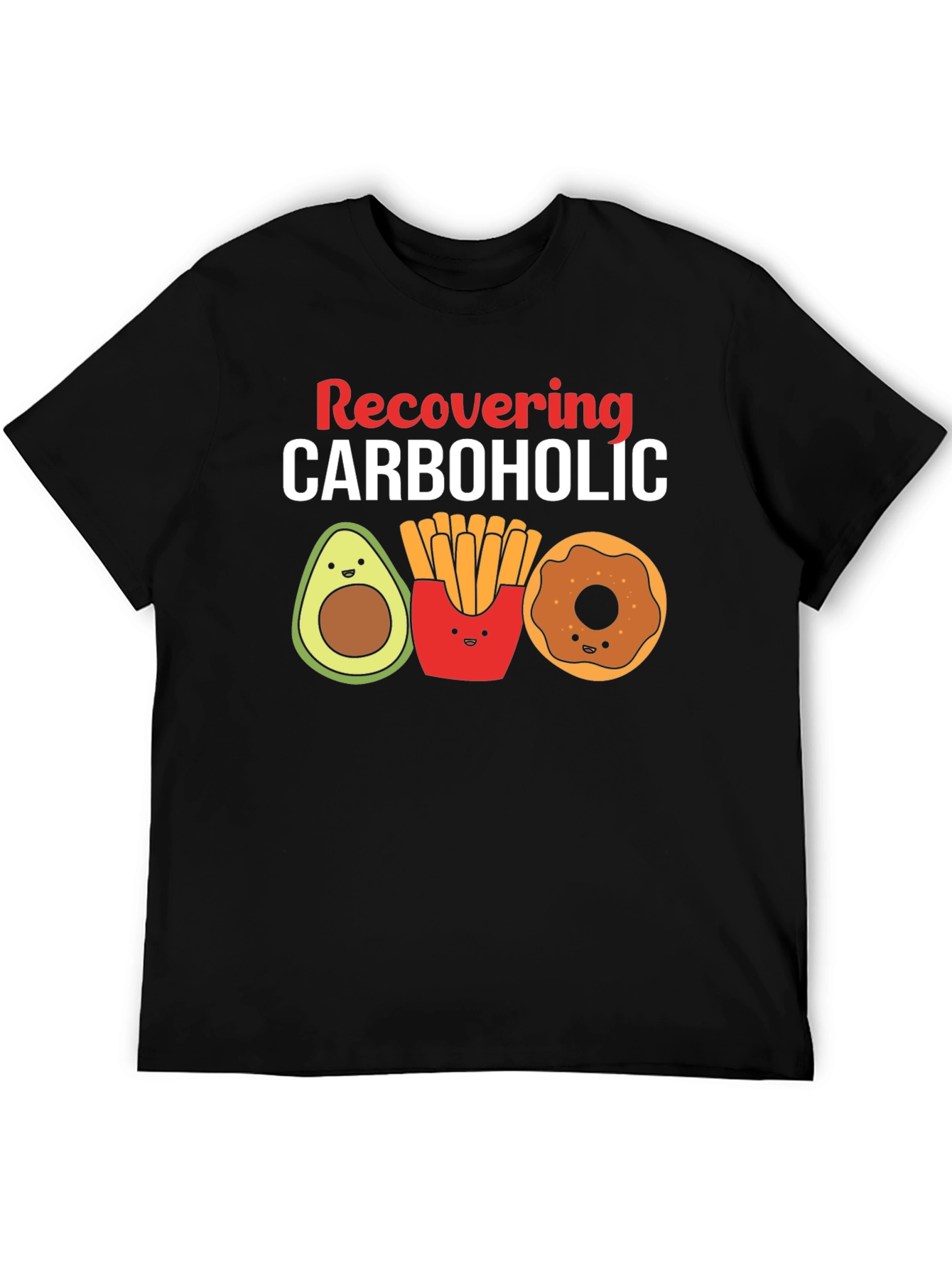 Recovering Carboholic Graphic T-Shirt
