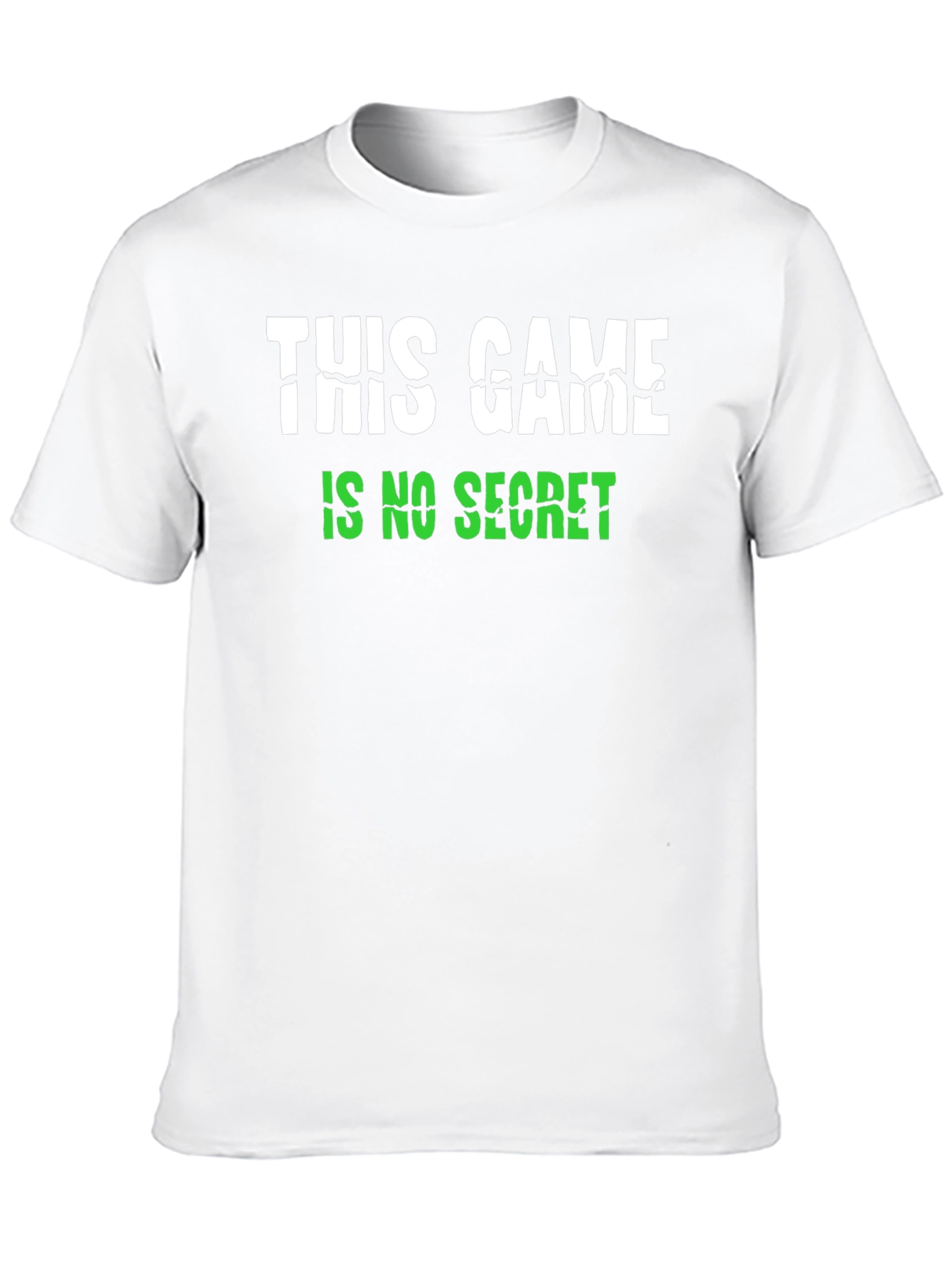 This Game Is No Secret Black Graphic Tee