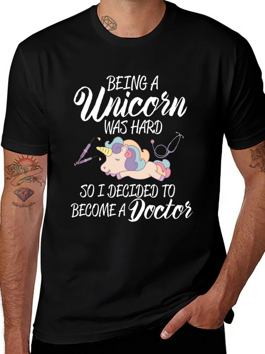 Unicorn Doctor T-Shirt - Cute Medical Tee