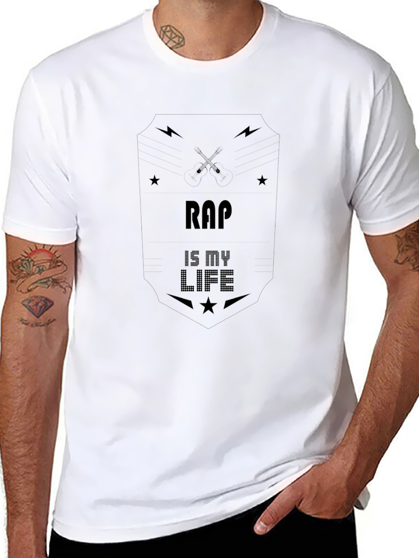 Rap Is My Life T-Shirt - Music Lover Tee