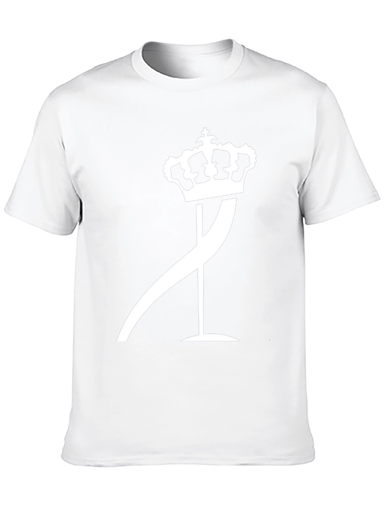 Crown and Curve Graphic Black T-Shirt