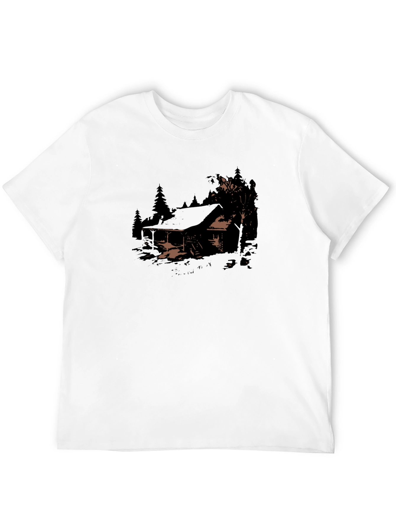 Cabin in the Woods Graphic Tee - Black