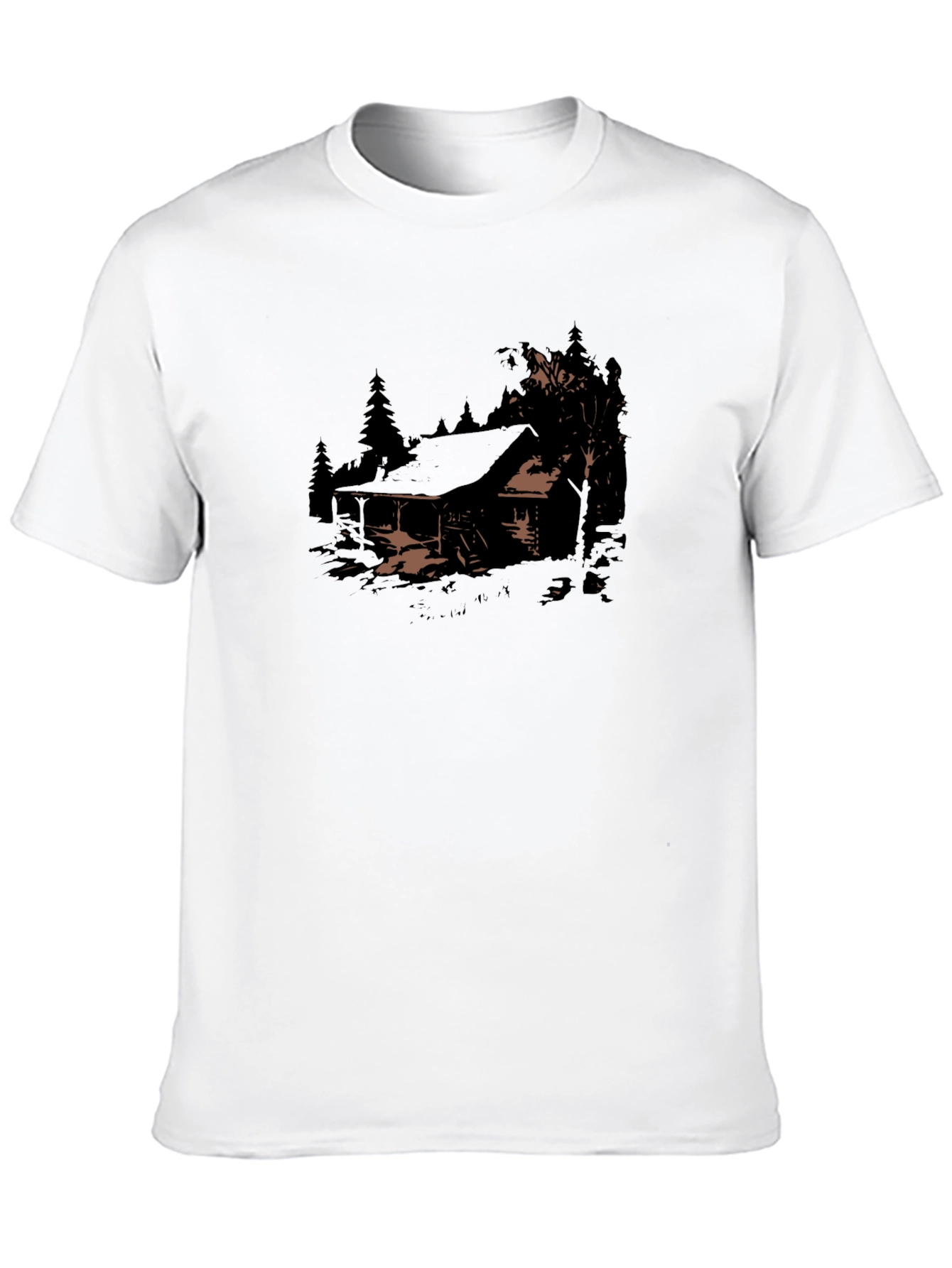 Cabin in the Woods Graphic Tee - Black