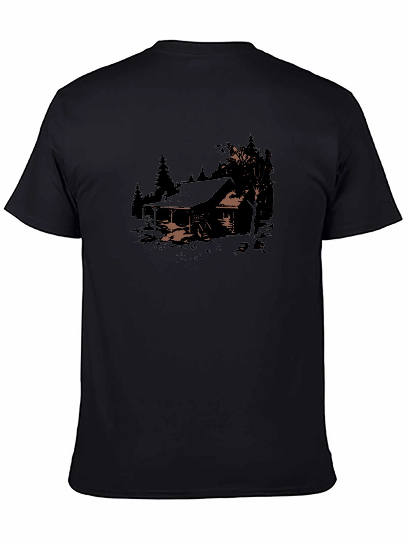 Cabin in the Woods Graphic Tee - Black