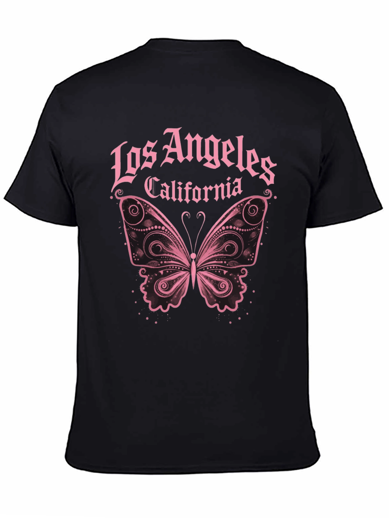 Los Angeles Butterfly Graphic T-Shirt