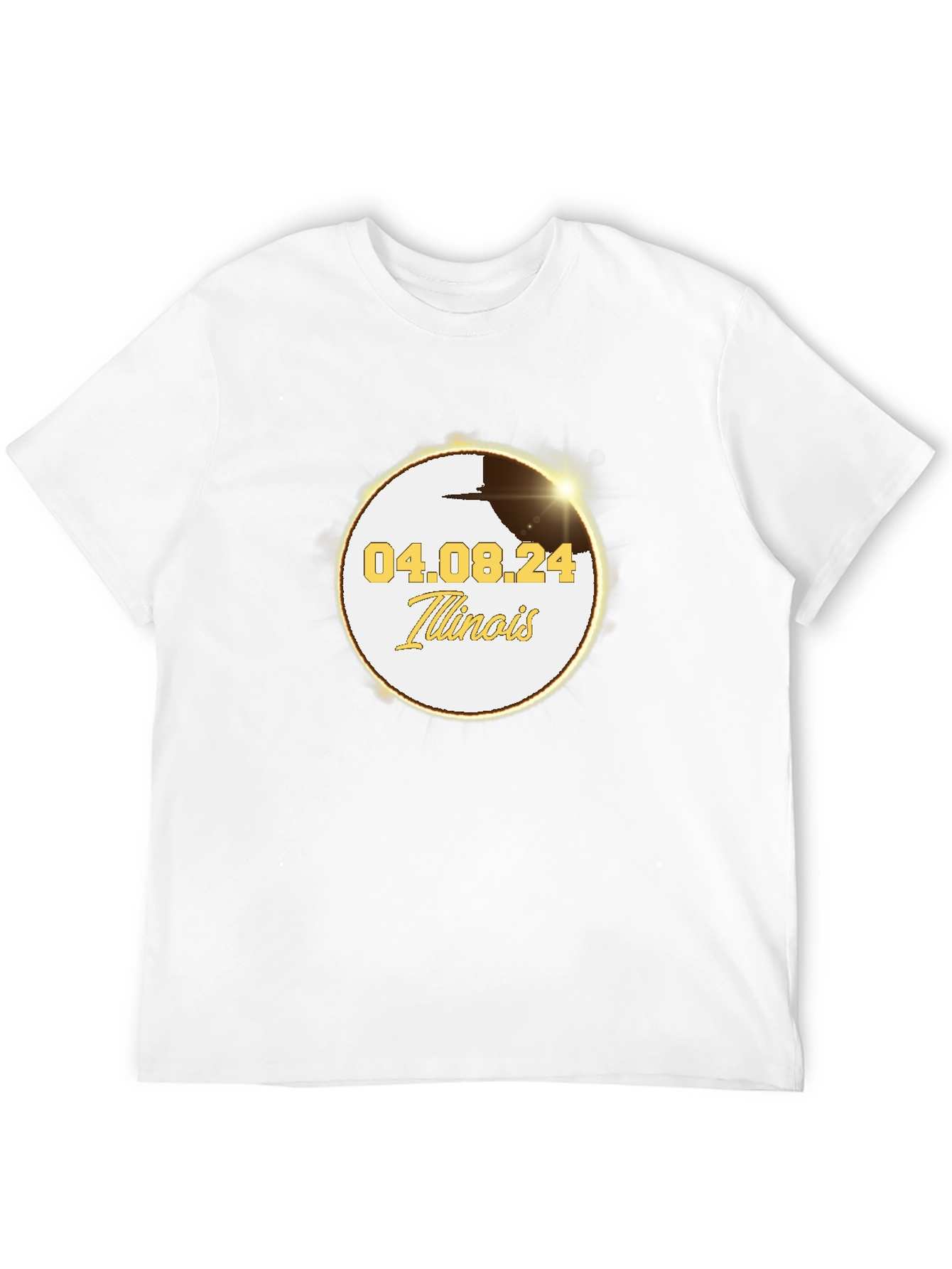 Illinois Eclipse 2024 T-Shirt - April 8th