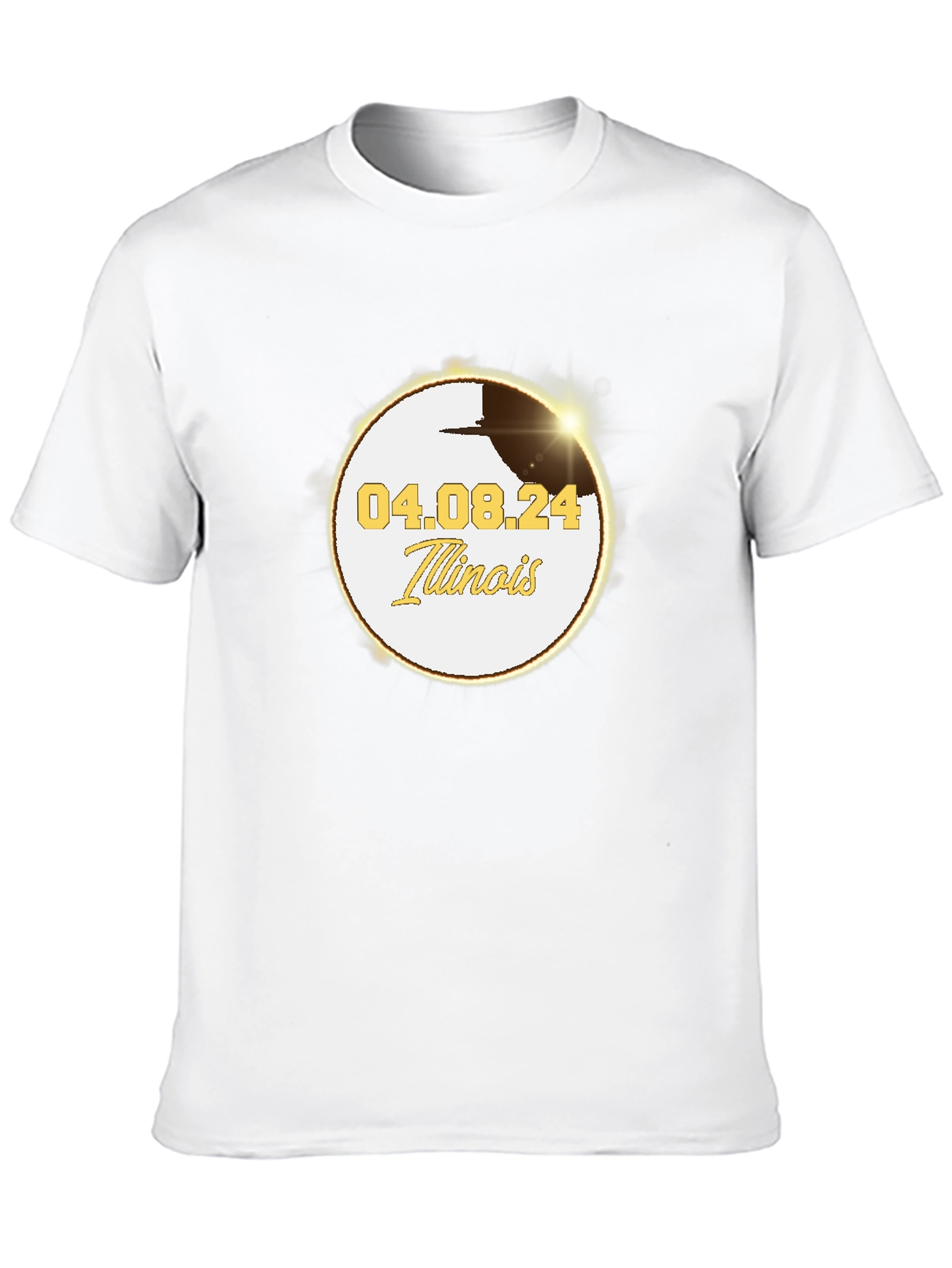 Illinois Eclipse 2024 T-Shirt - April 8th