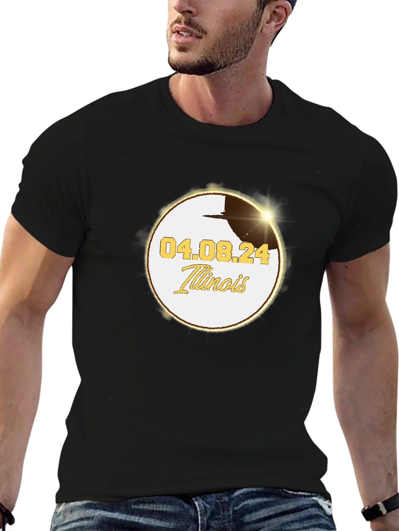 Illinois Eclipse 2024 T-Shirt - April 8th