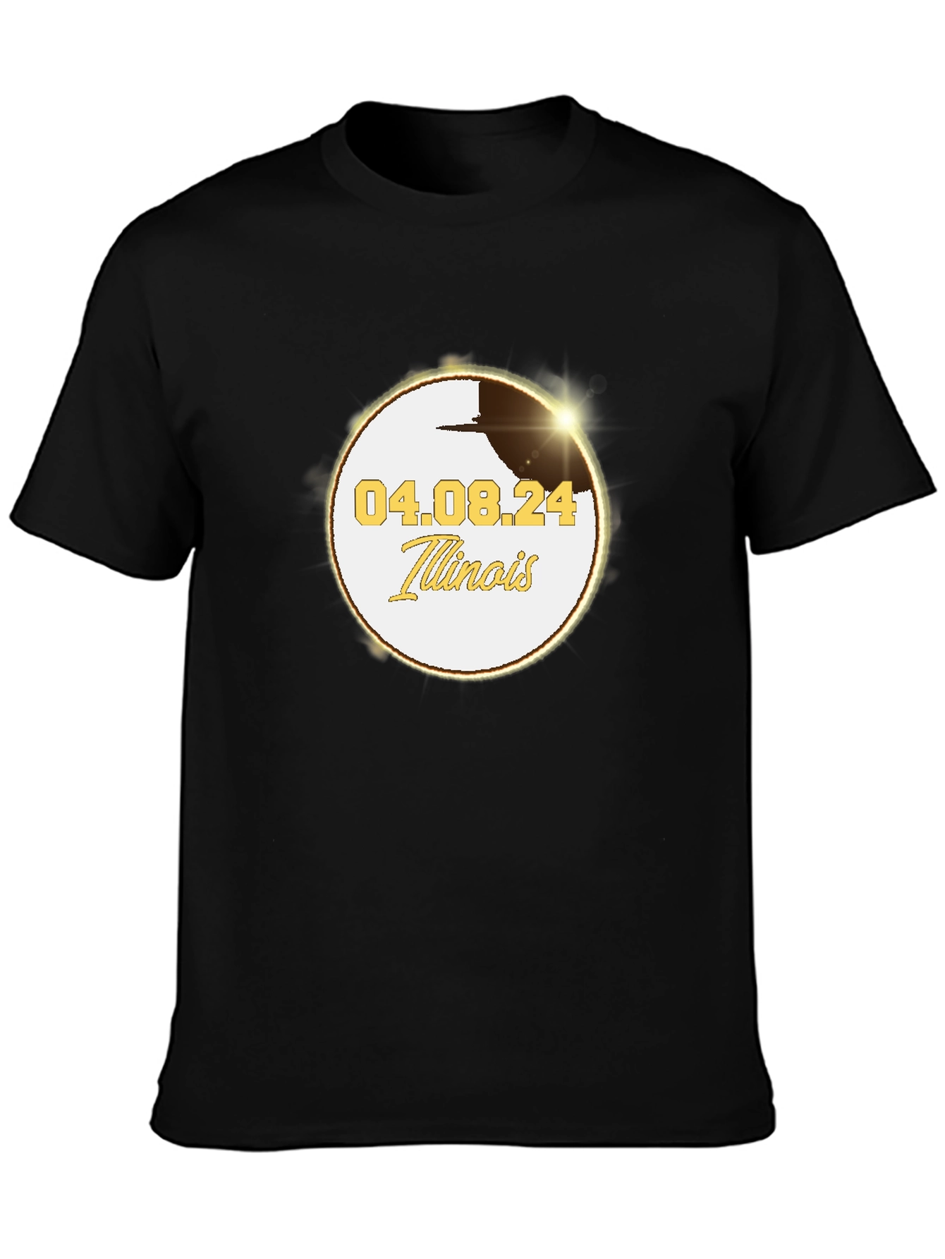 Illinois Eclipse 2024 T-Shirt - April 8th