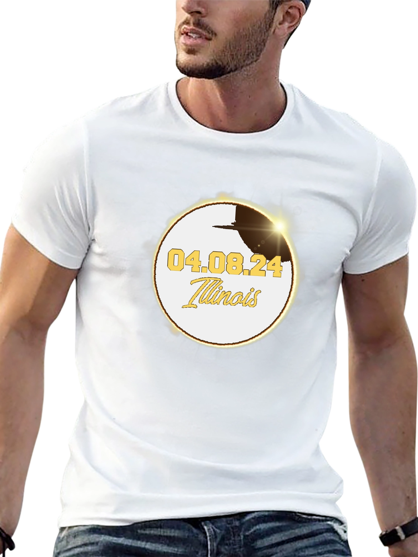Illinois Eclipse 2024 T-Shirt - April 8th