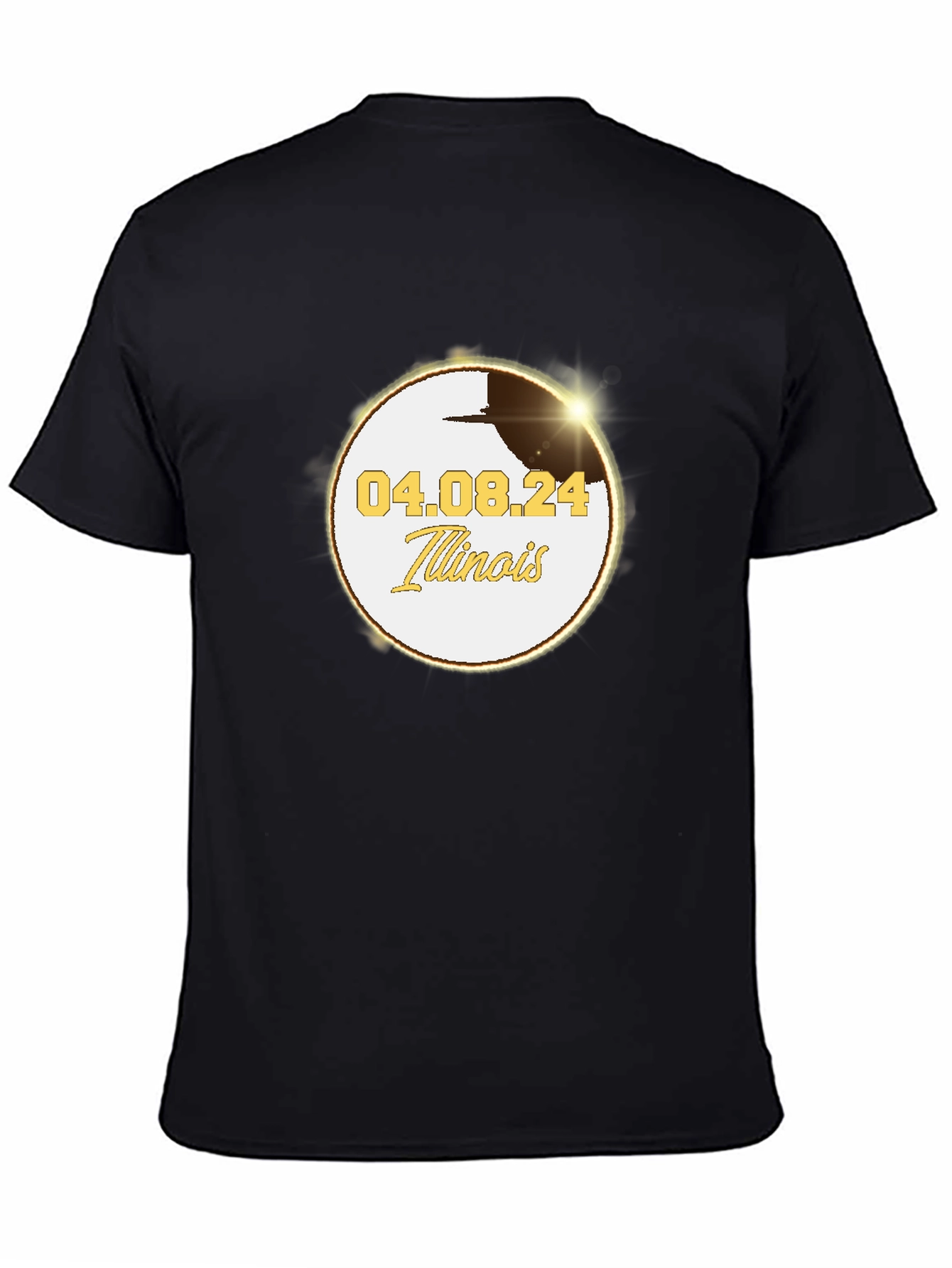 Illinois Eclipse 2024 T-Shirt - April 8th
