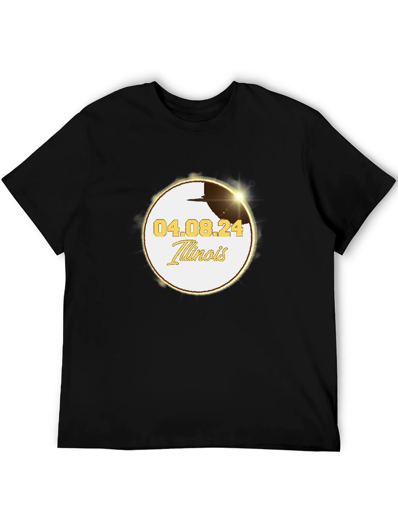 Illinois Eclipse 2024 T-Shirt - April 8th