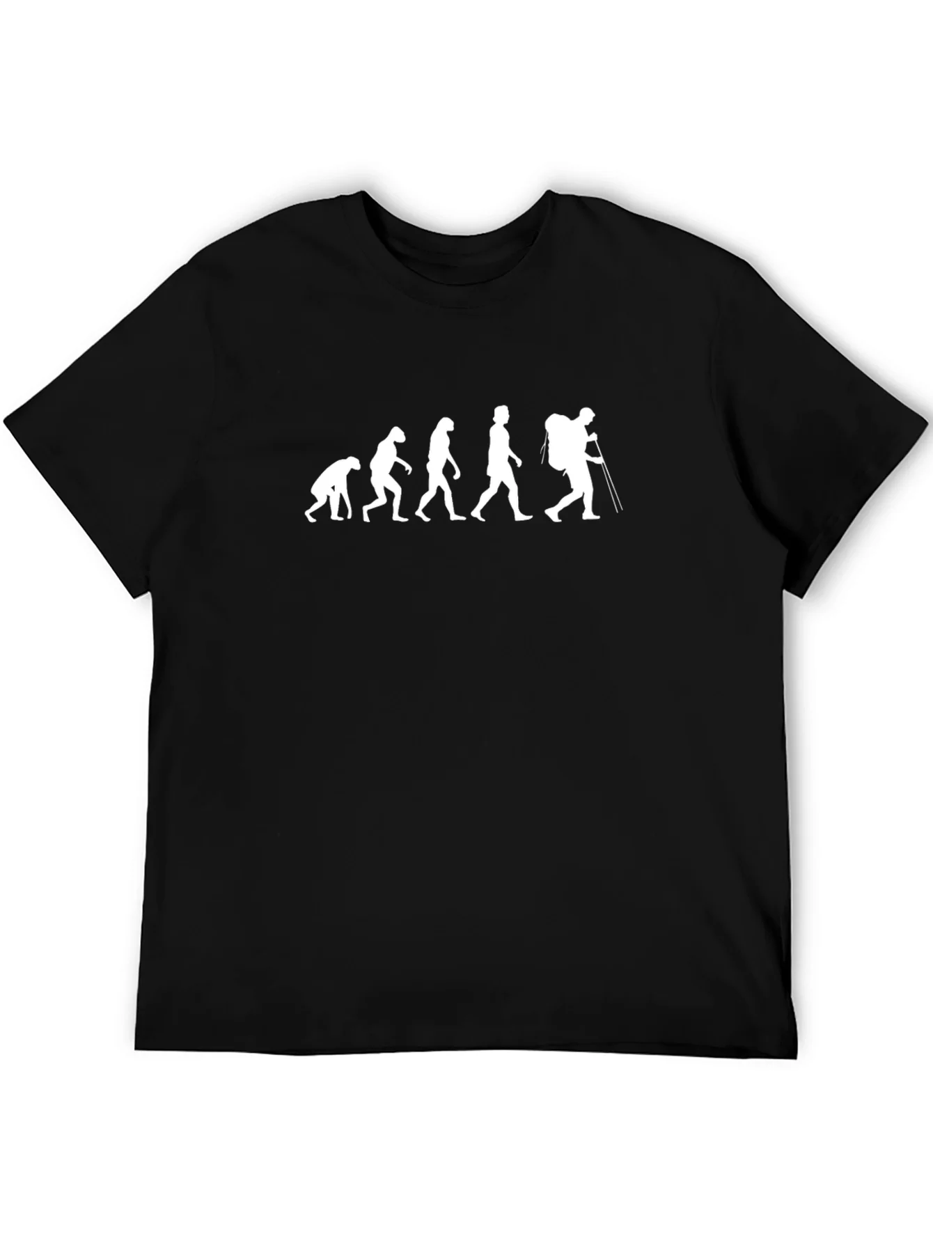 Evolution of a Hiker Tee - Black Cotton