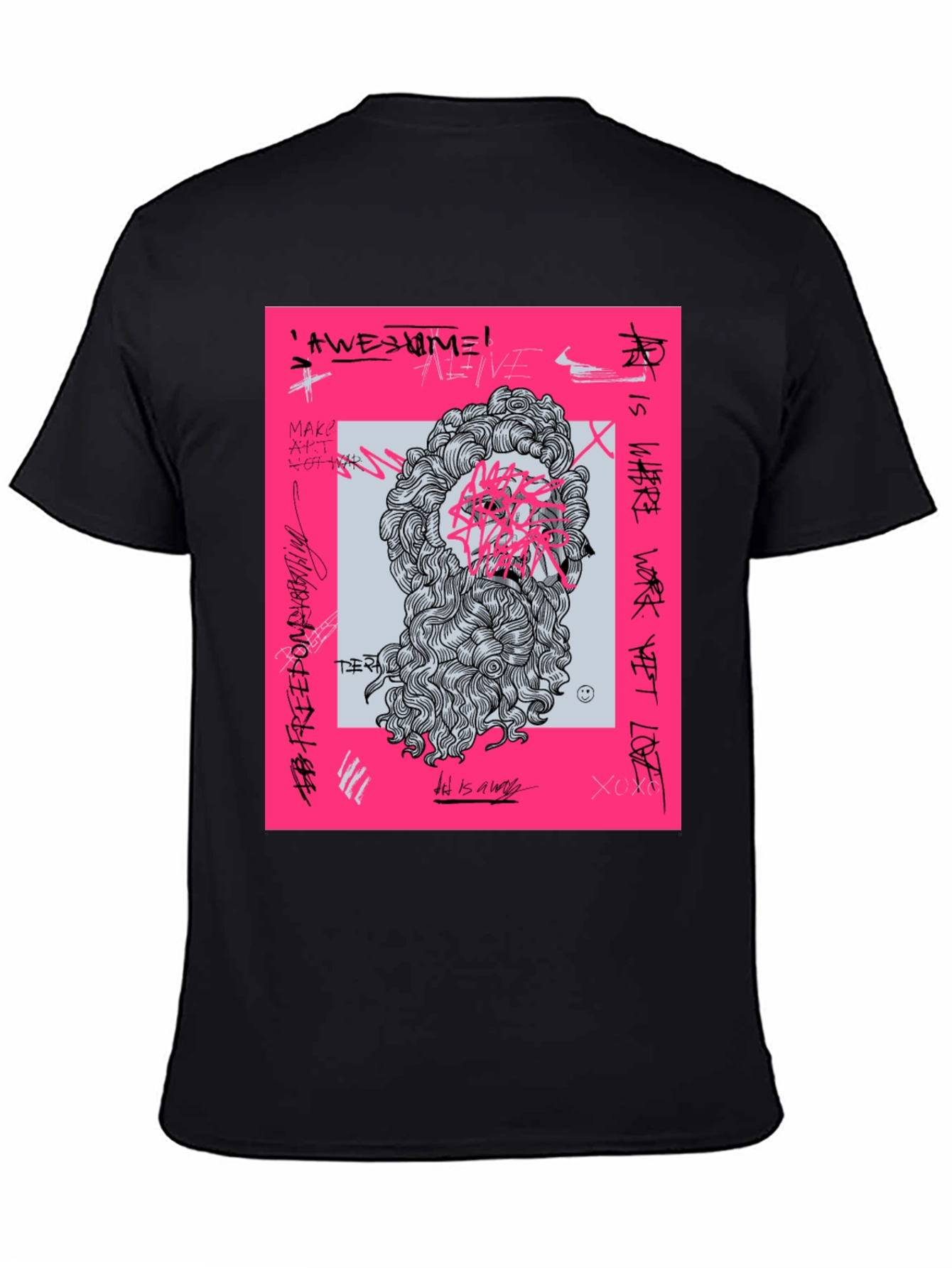 Graffiti Art Tee - Modern Streetwear T-Shirt
