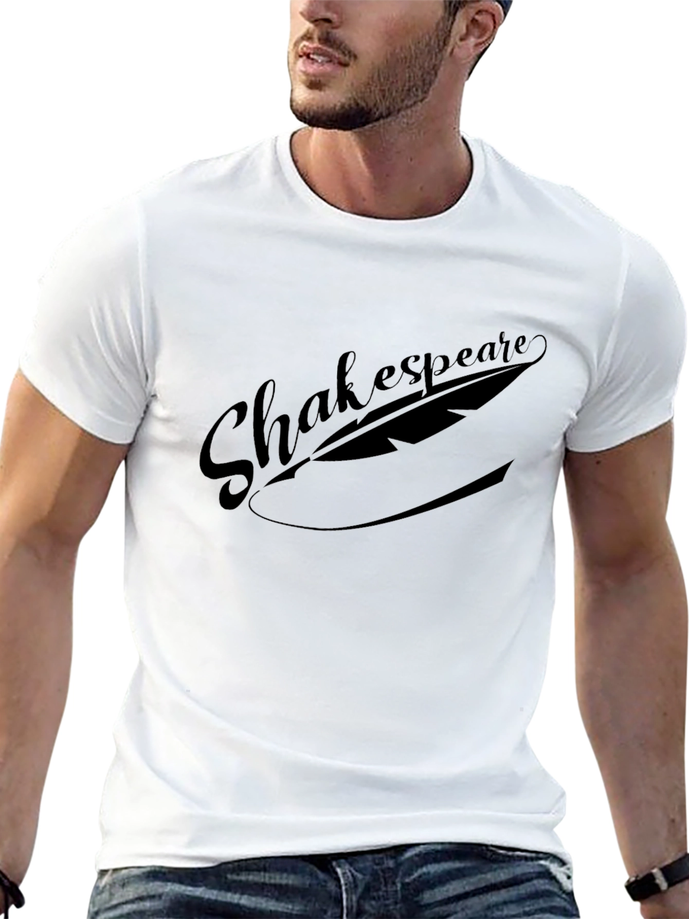 Shakespeare Quill Black T-Shirt