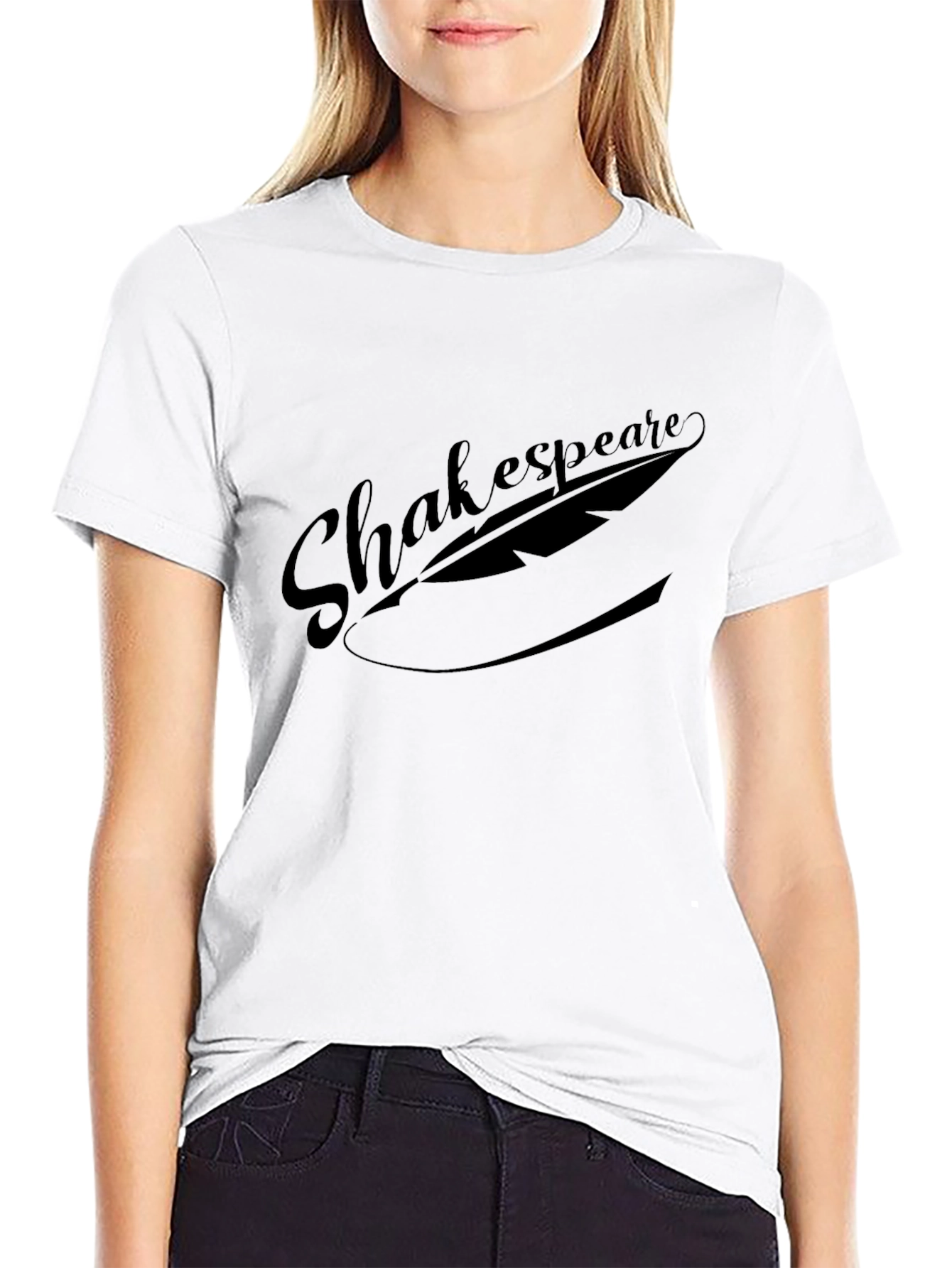 Shakespeare Quill Black T-Shirt