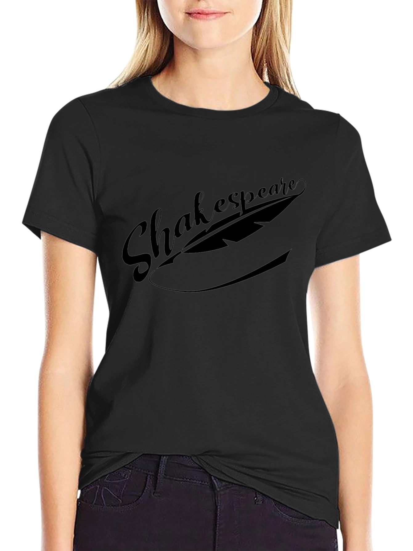 Shakespeare Quill Black T-Shirt