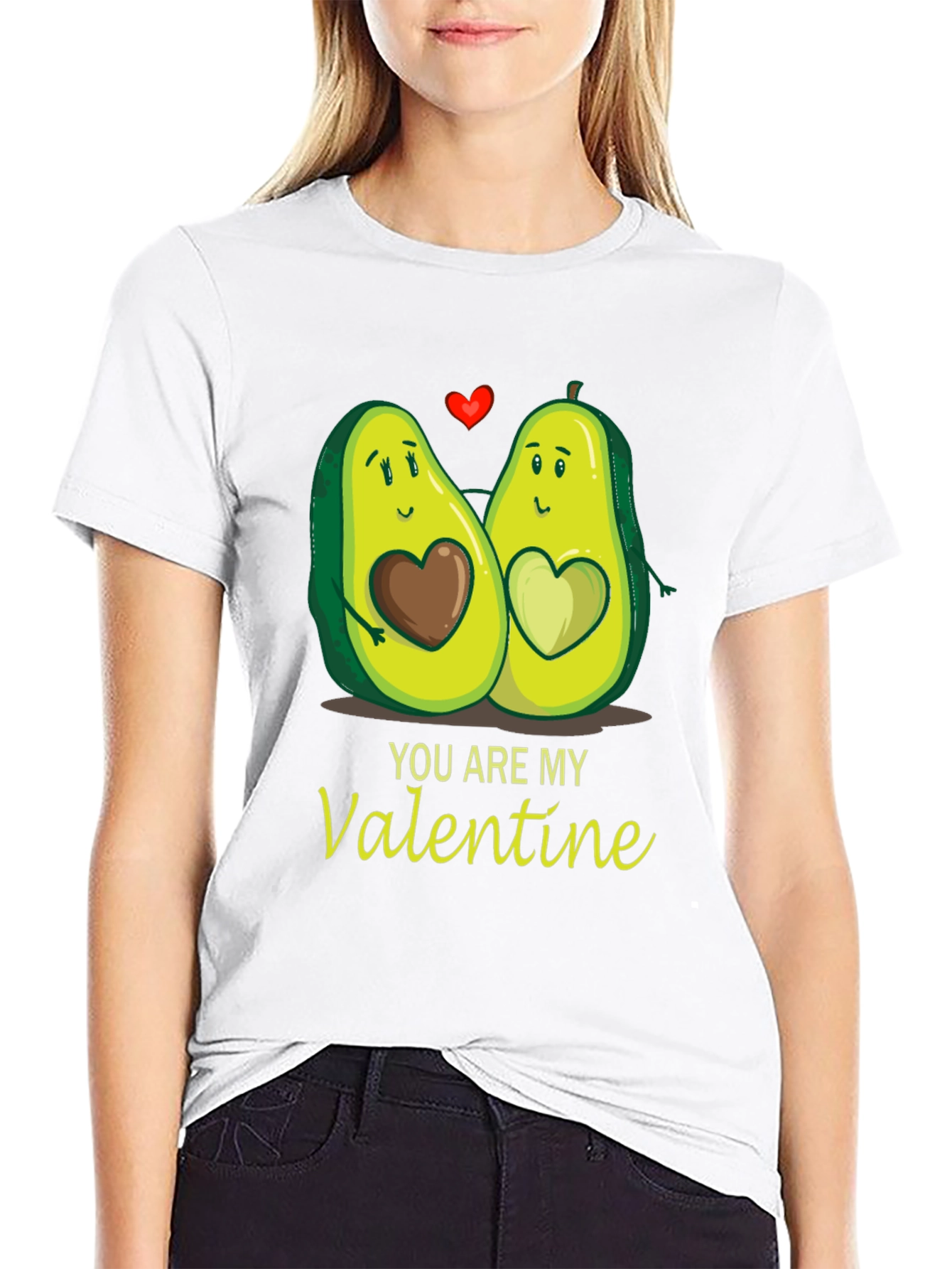 Avocado Valentines Day T-Shirt - You Are My Valentine