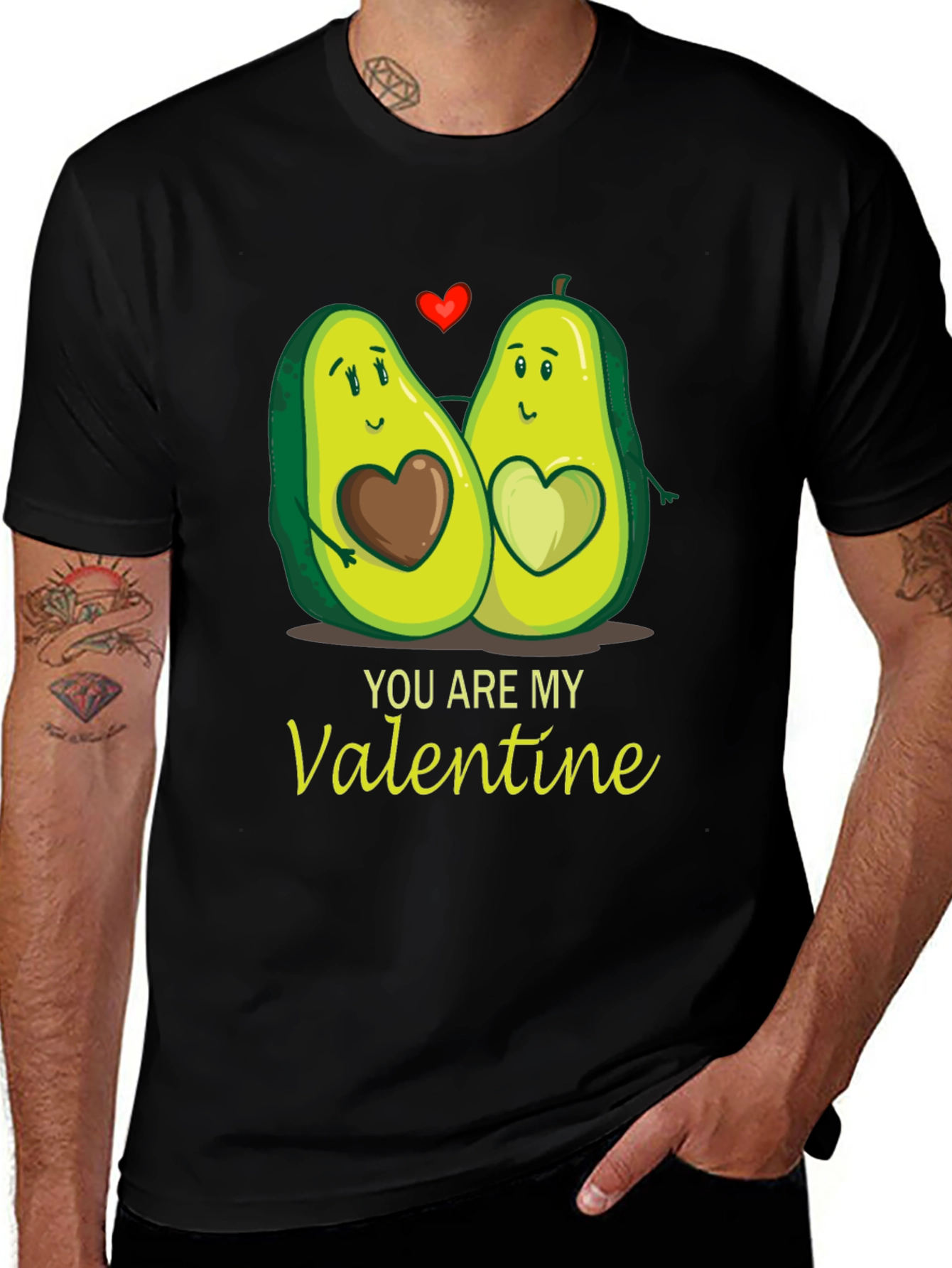 Avocado Valentines Day T-Shirt - You Are My Valentine
