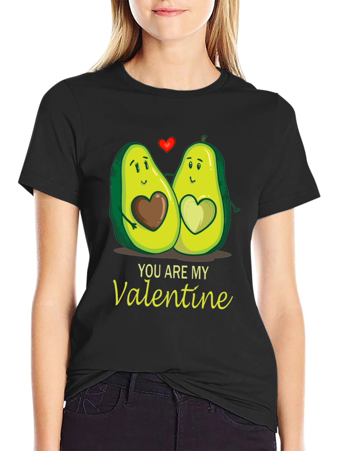 Avocado Valentines Day T-Shirt - You Are My Valentine