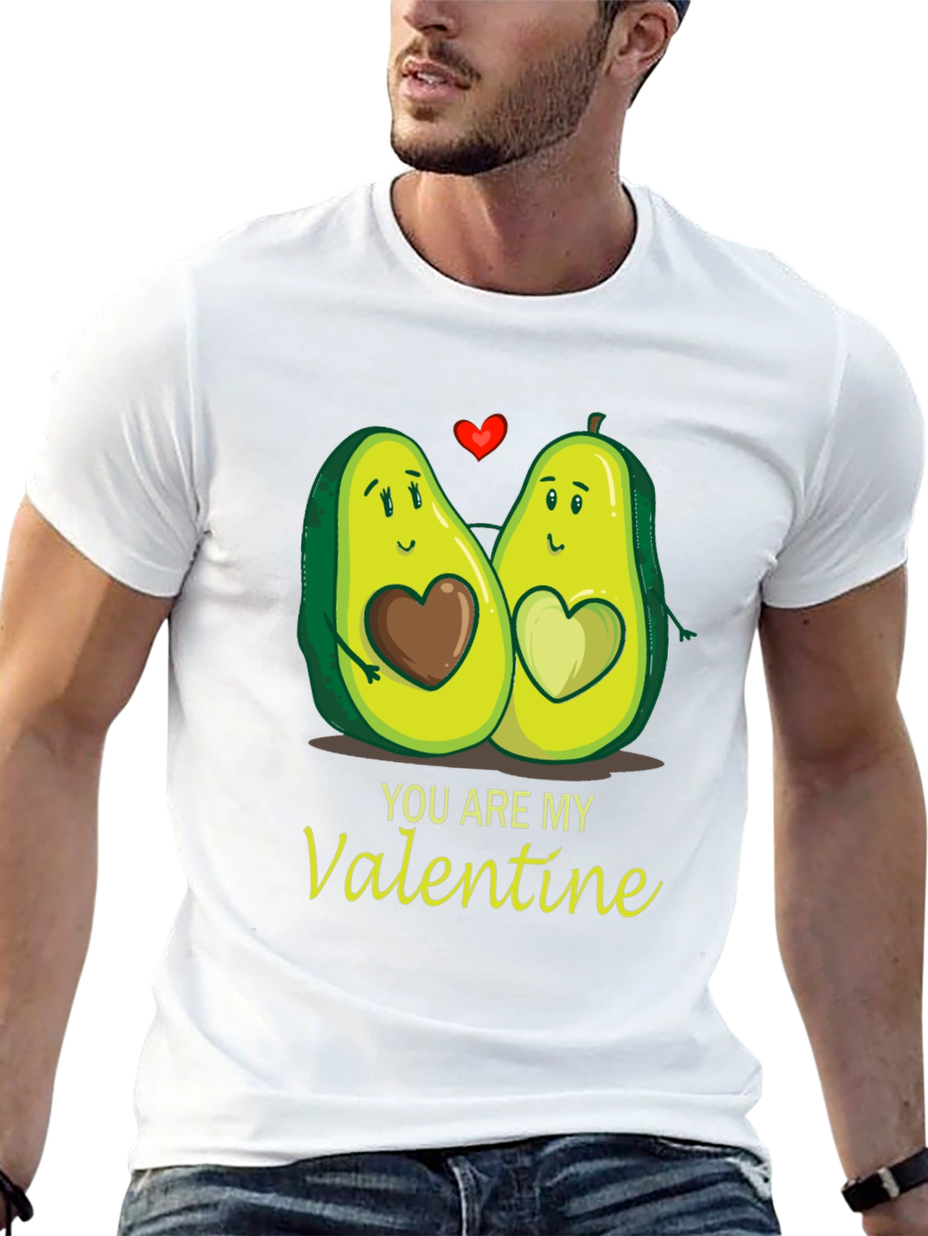 Avocado Valentines Day T-Shirt - You Are My Valentine