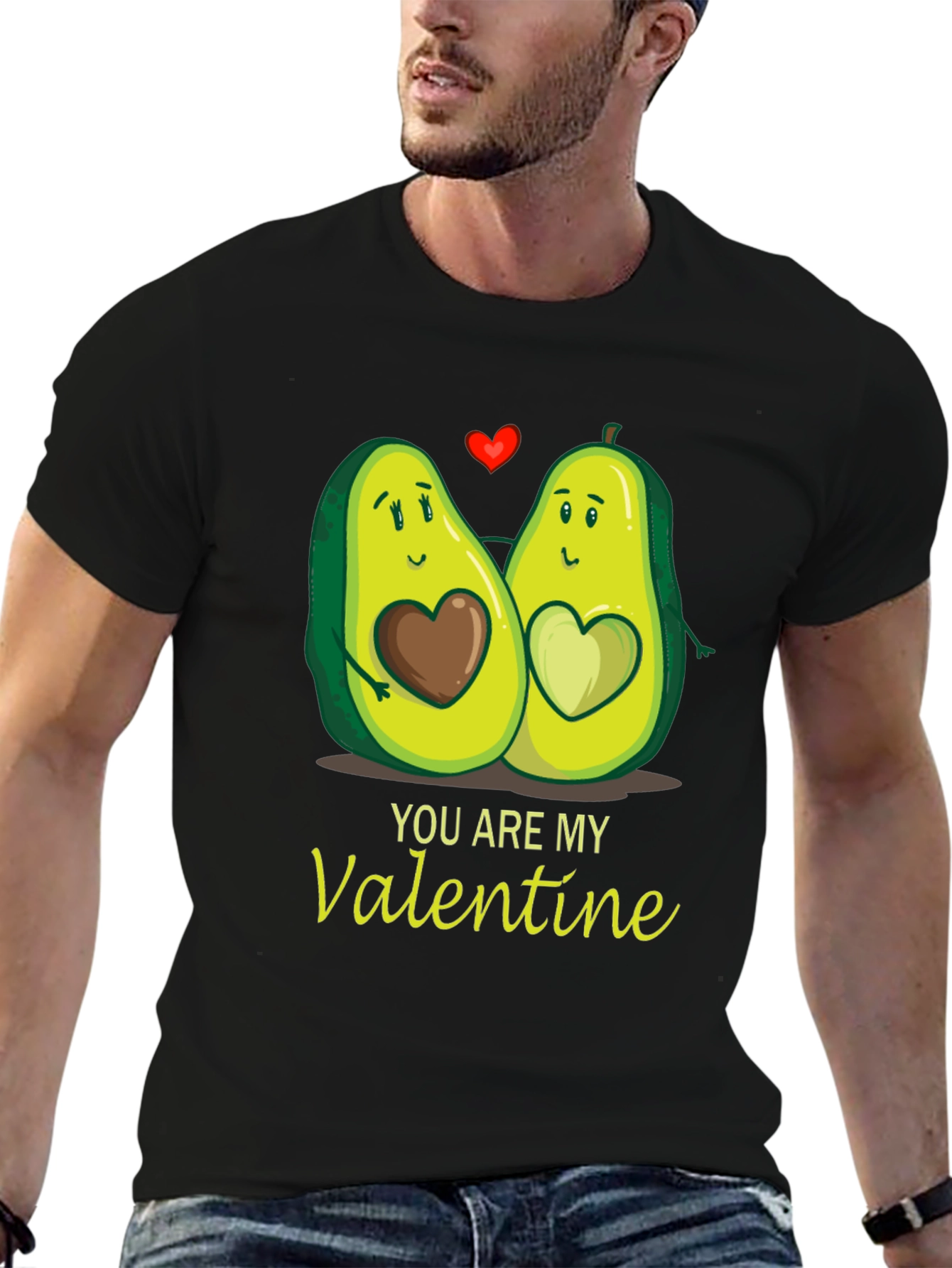 Avocado Valentines Day T-Shirt - You Are My Valentine
