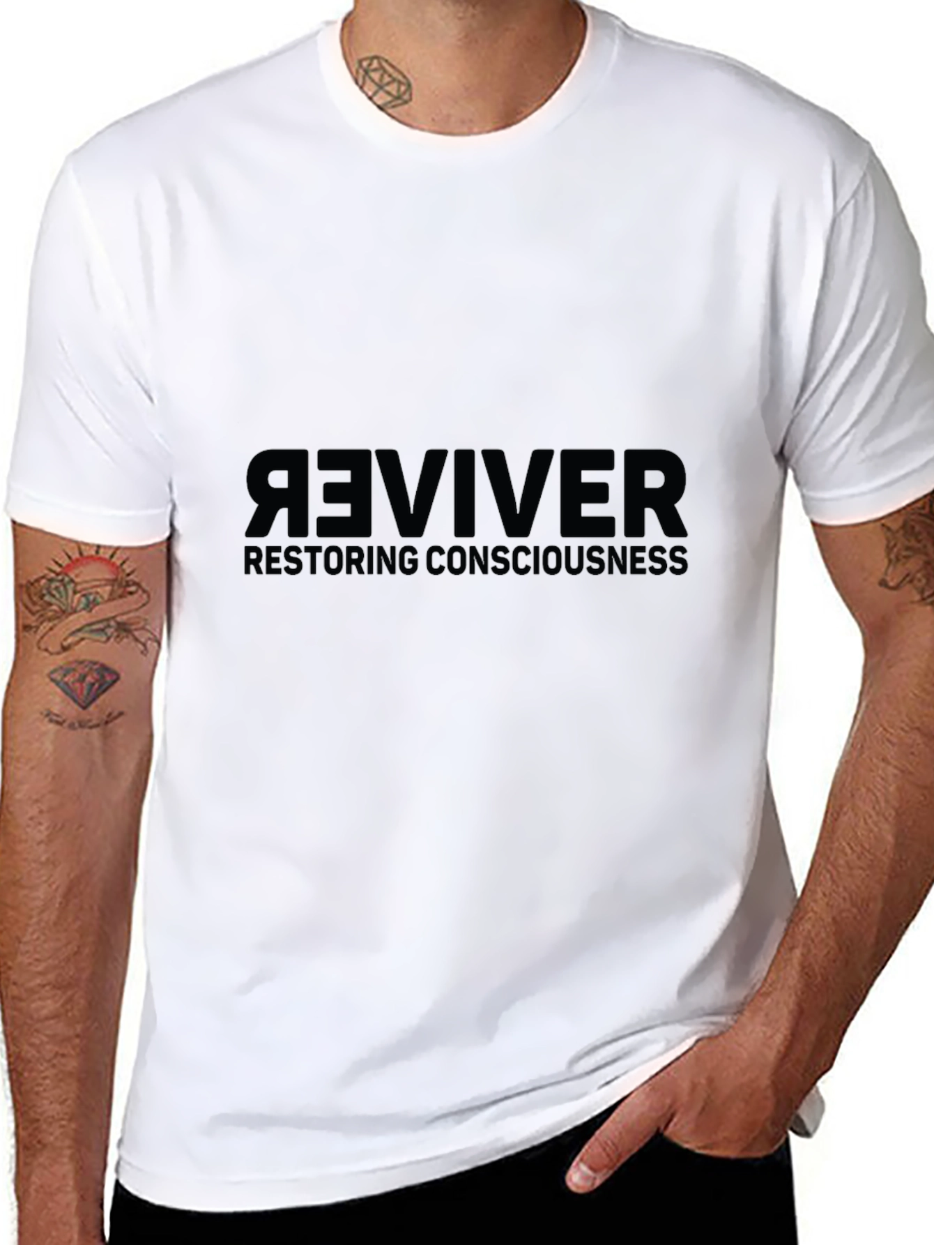 Reviver Restoring Consciousness Black T-Shirt