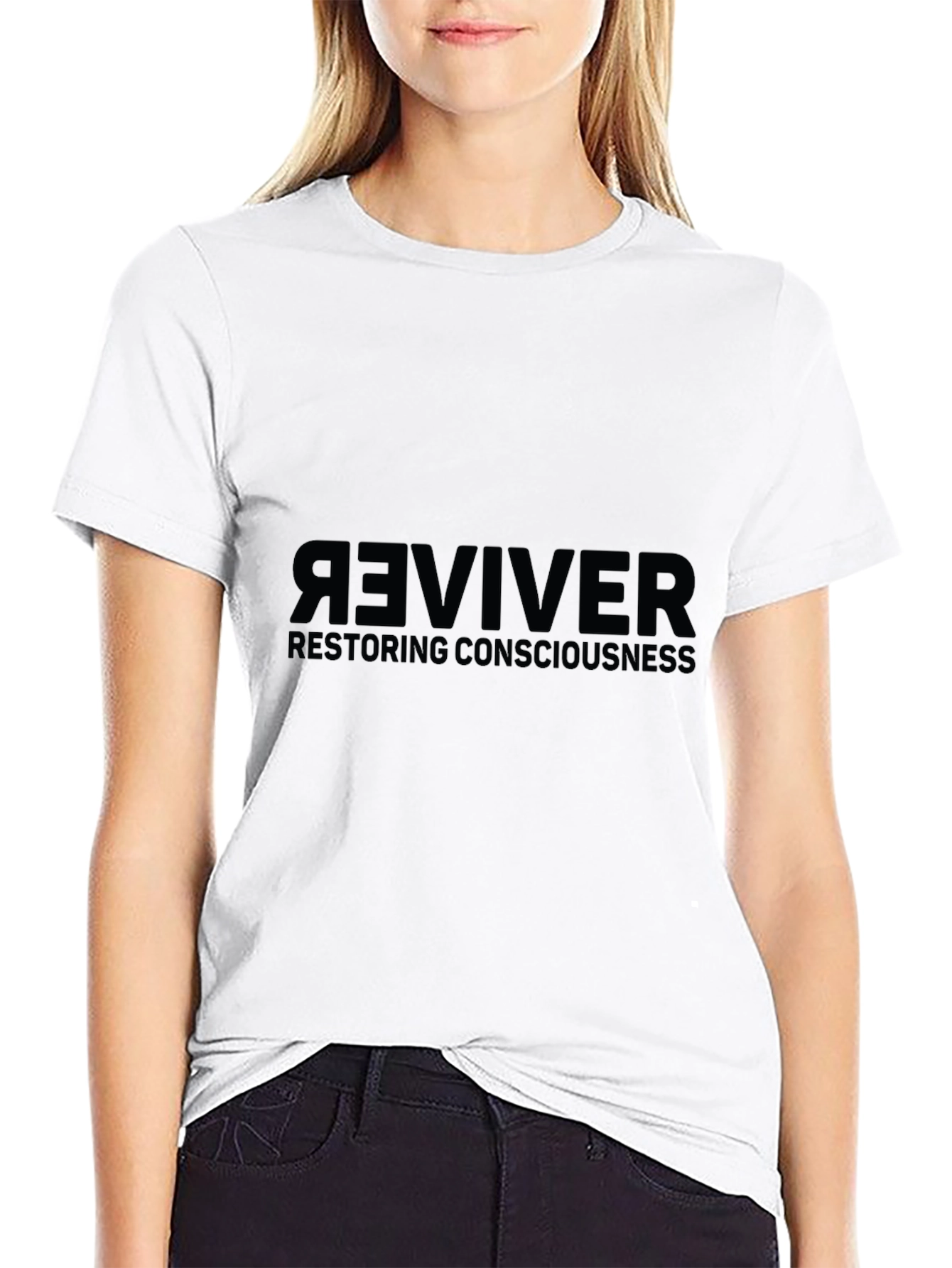 Reviver Restoring Consciousness Black T-Shirt
