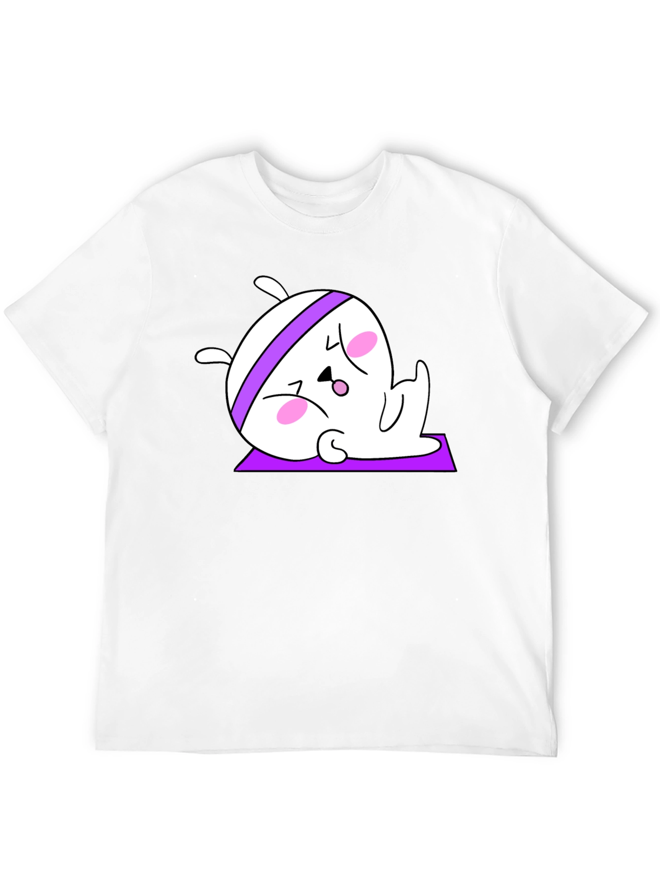 Yoga Bunny Black T-Shirt