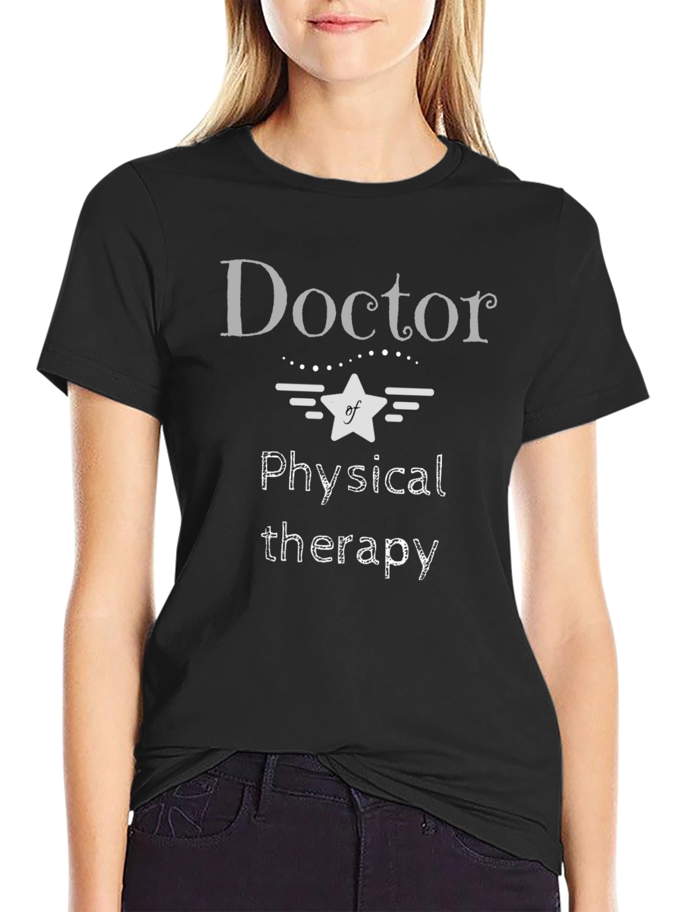 Doctor of Physical Therapy Black T-Shirt