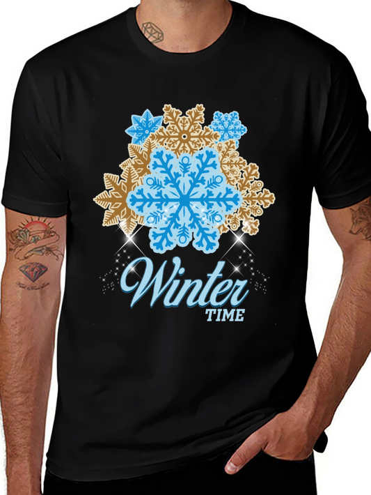 Winter Time Snowflake Graphic Tee