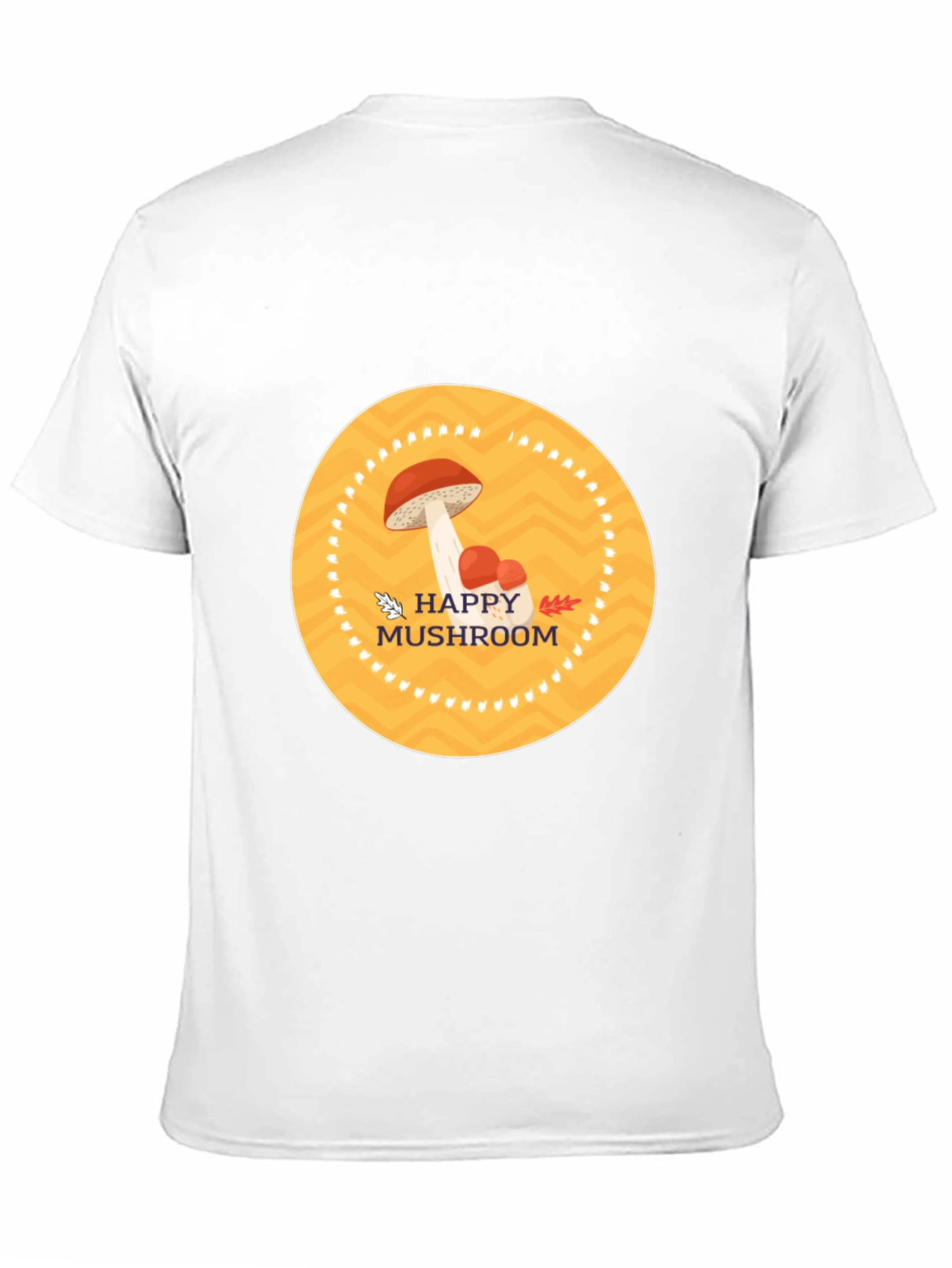 Happy Mushroom Graphic Tee - Stylish Comfort