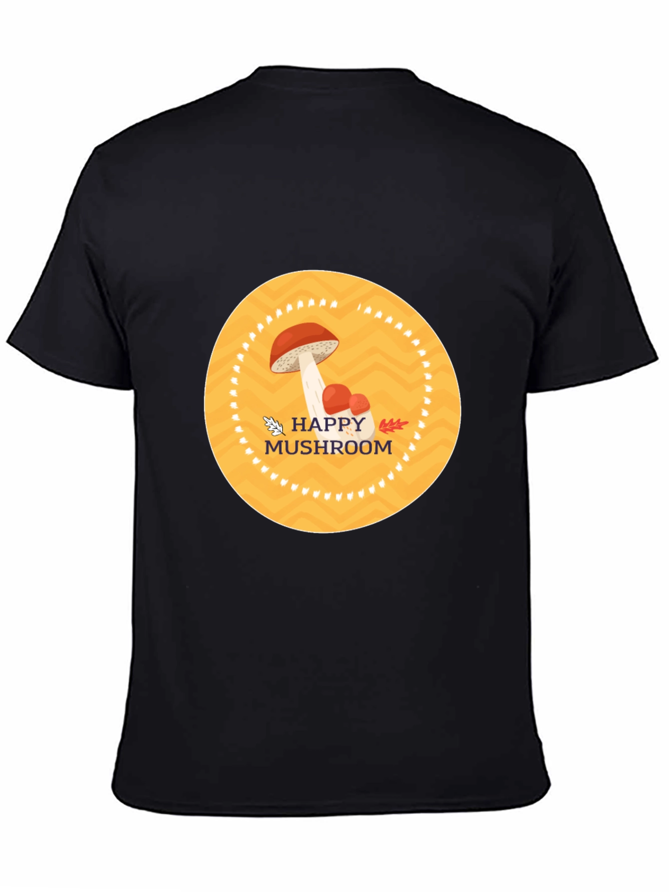 Happy Mushroom Graphic Tee - Stylish Comfort